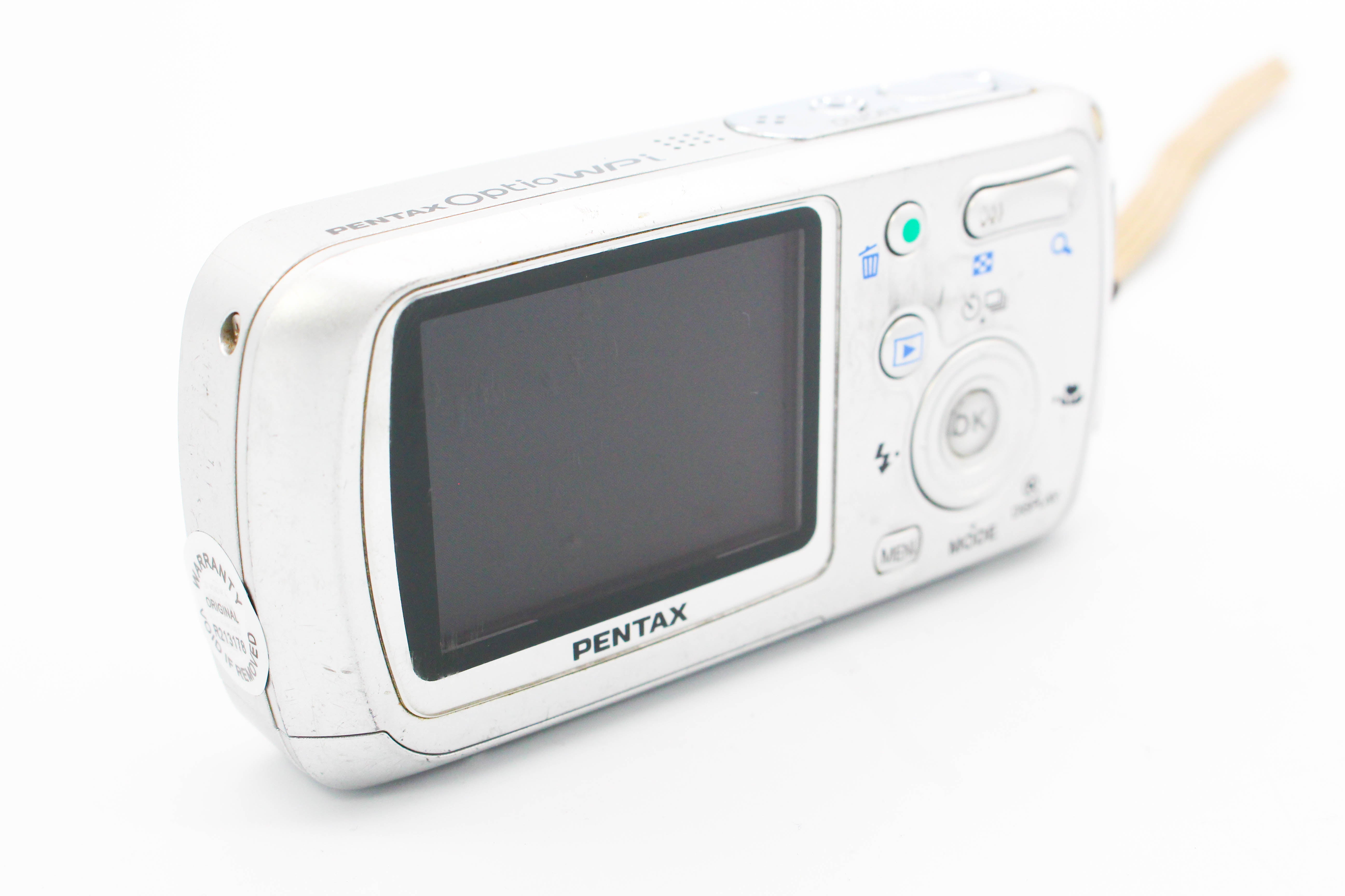 Pentax Optio WPi  Digital Photo Video Retro Camera Digicam - Tested Bundle