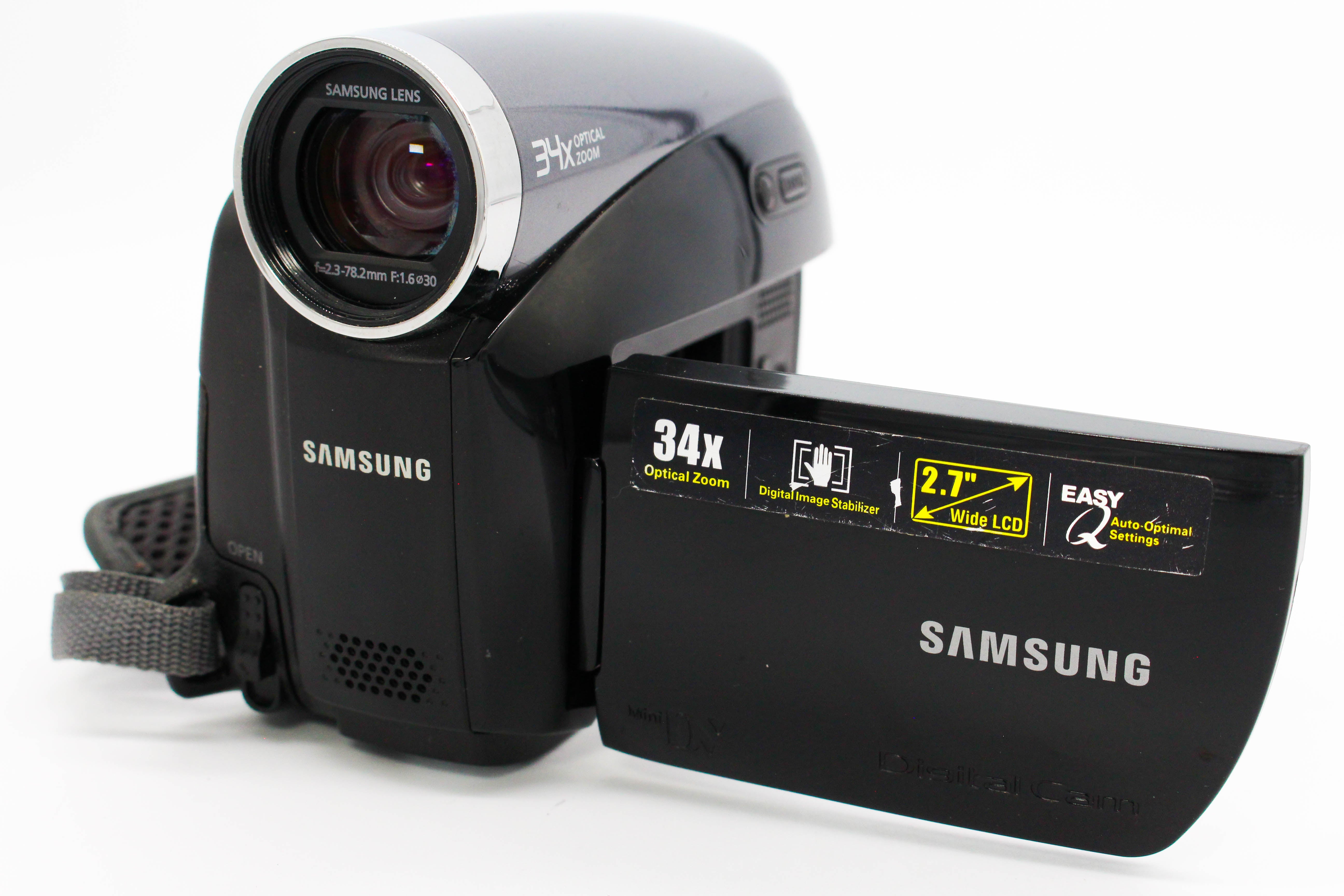 Samsung VP-D391 MiniDV Digital Video Handycam Camcorder Camera - Tested Bundle Excellent