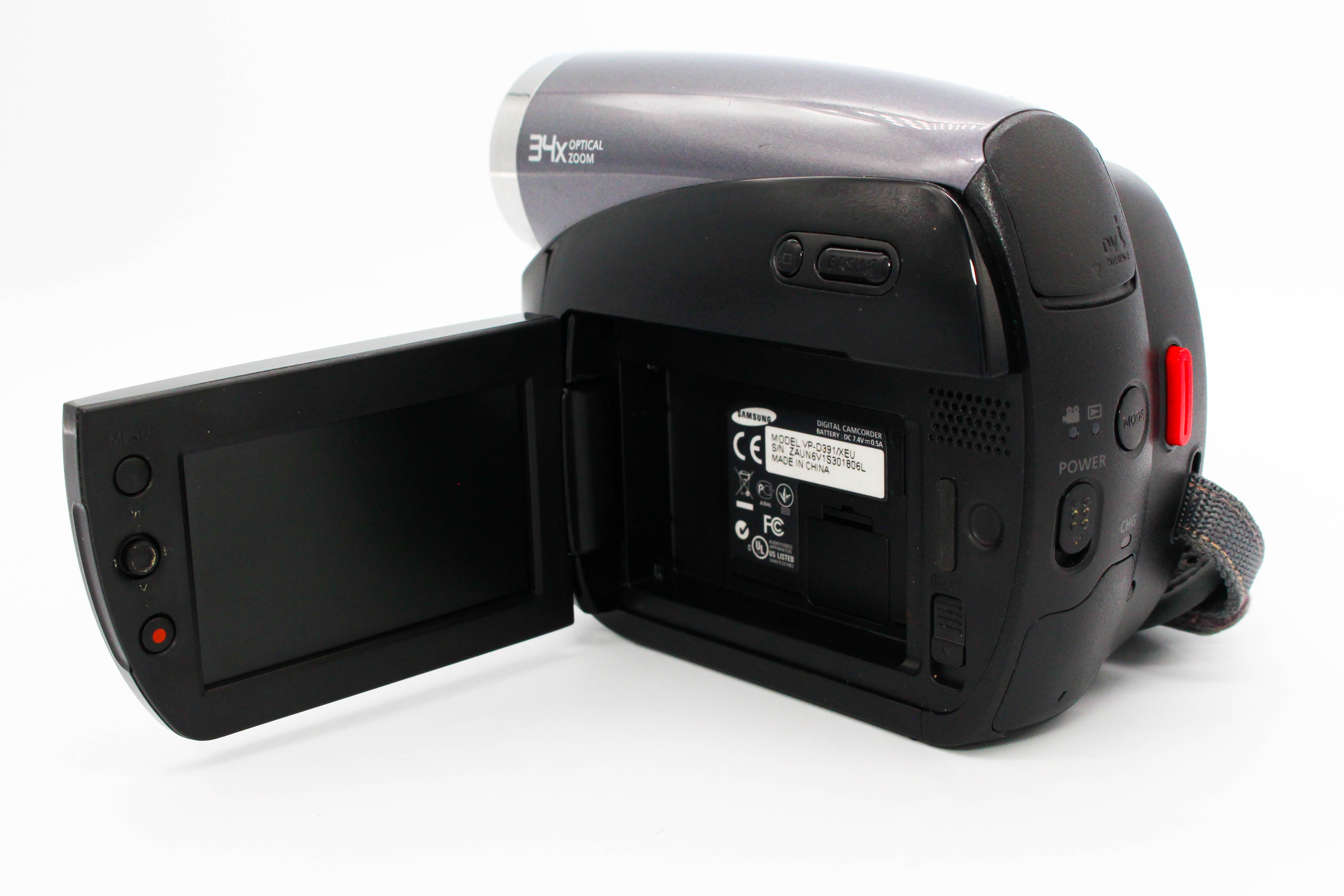 Samsung VP-D391 MiniDV Digital Video Handycam Camcorder Camera - Tested Bundle Excellent