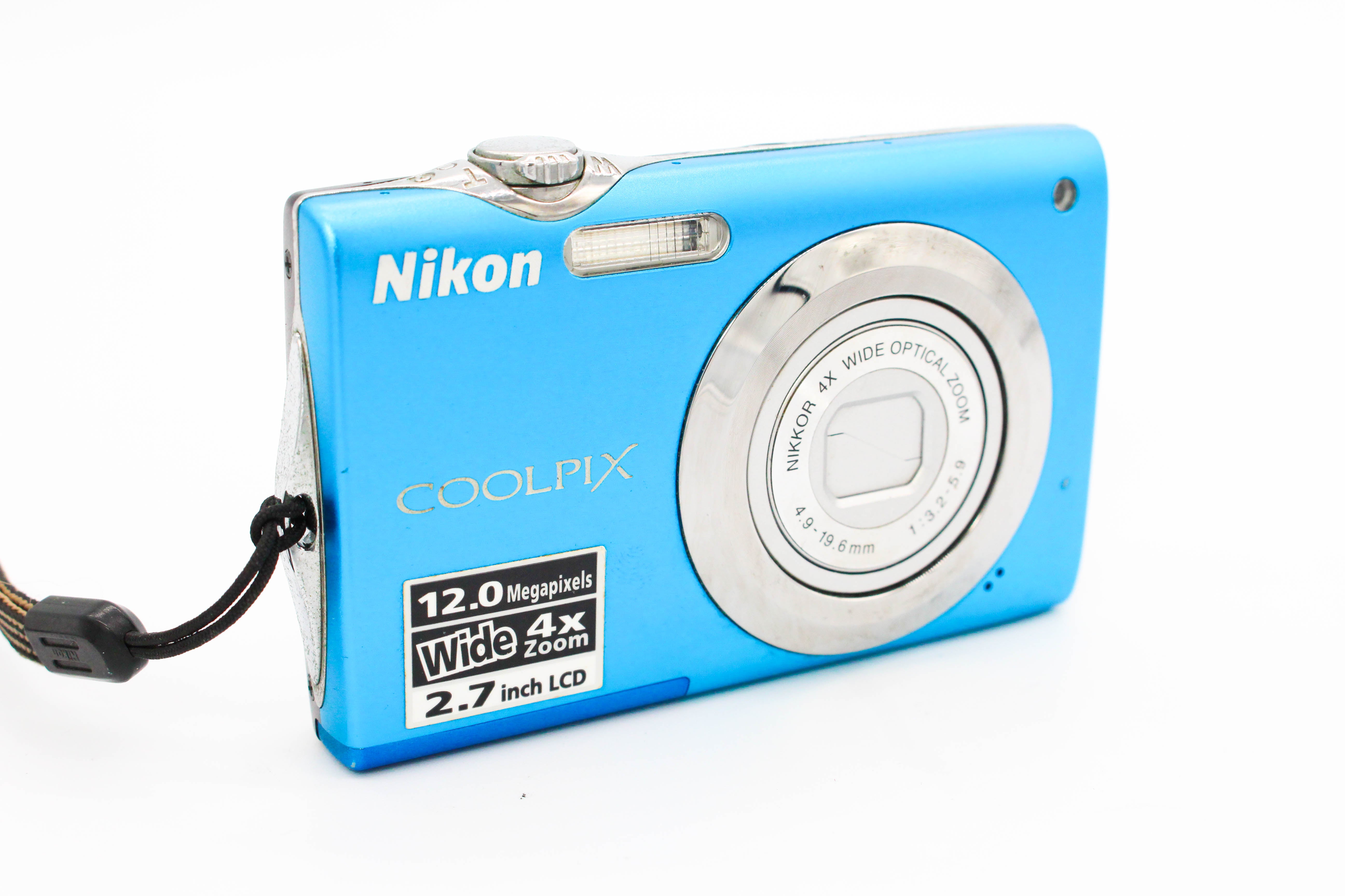 Nikon Coolpix S3000 SD Card Retro Digital Photo Video Digicam Compact Camera - Tested Bundle