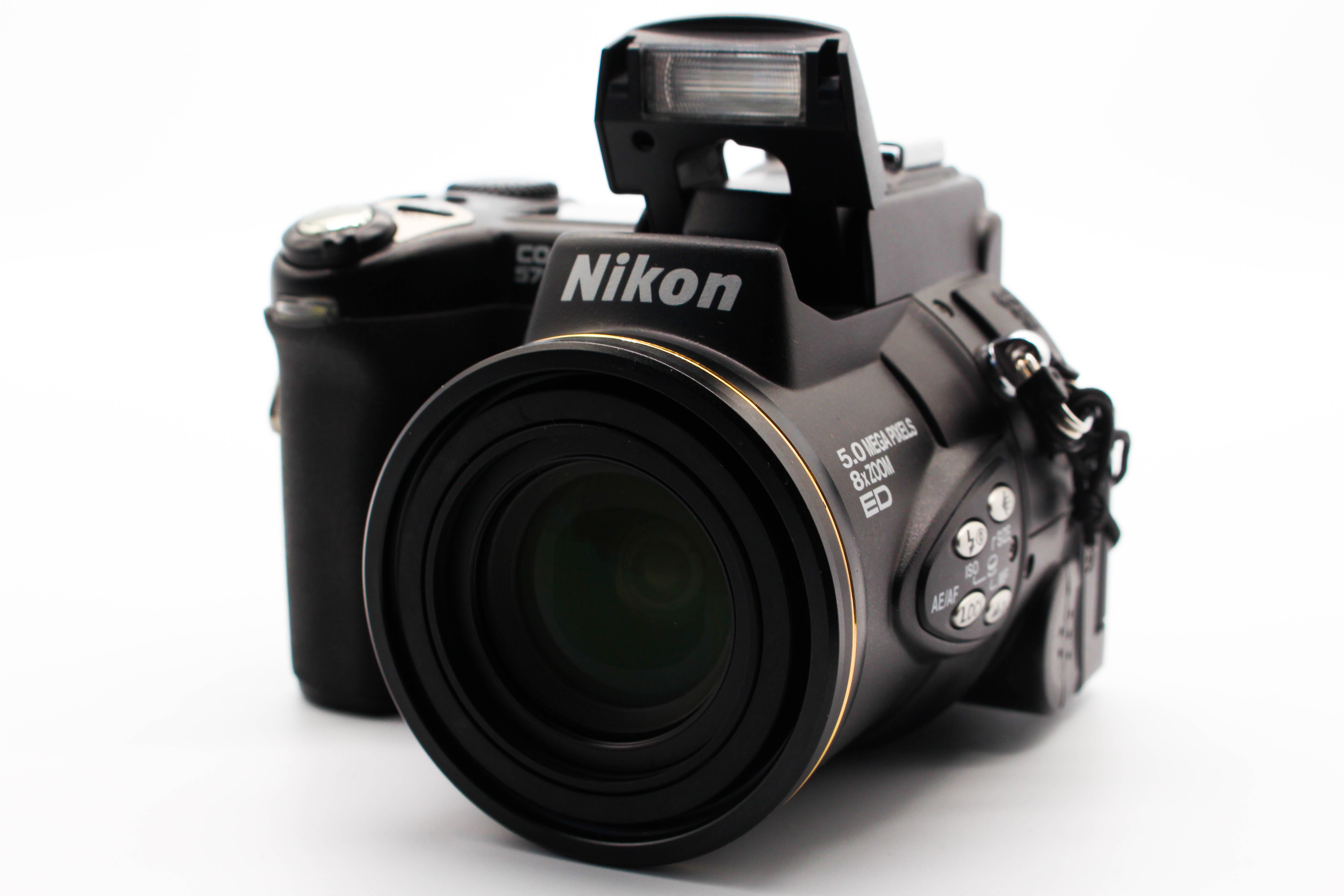 Nikon Coolpix 5700 5MP Retro Photo Digital Bridge Camera Digicam (Read) - Tested Bundle