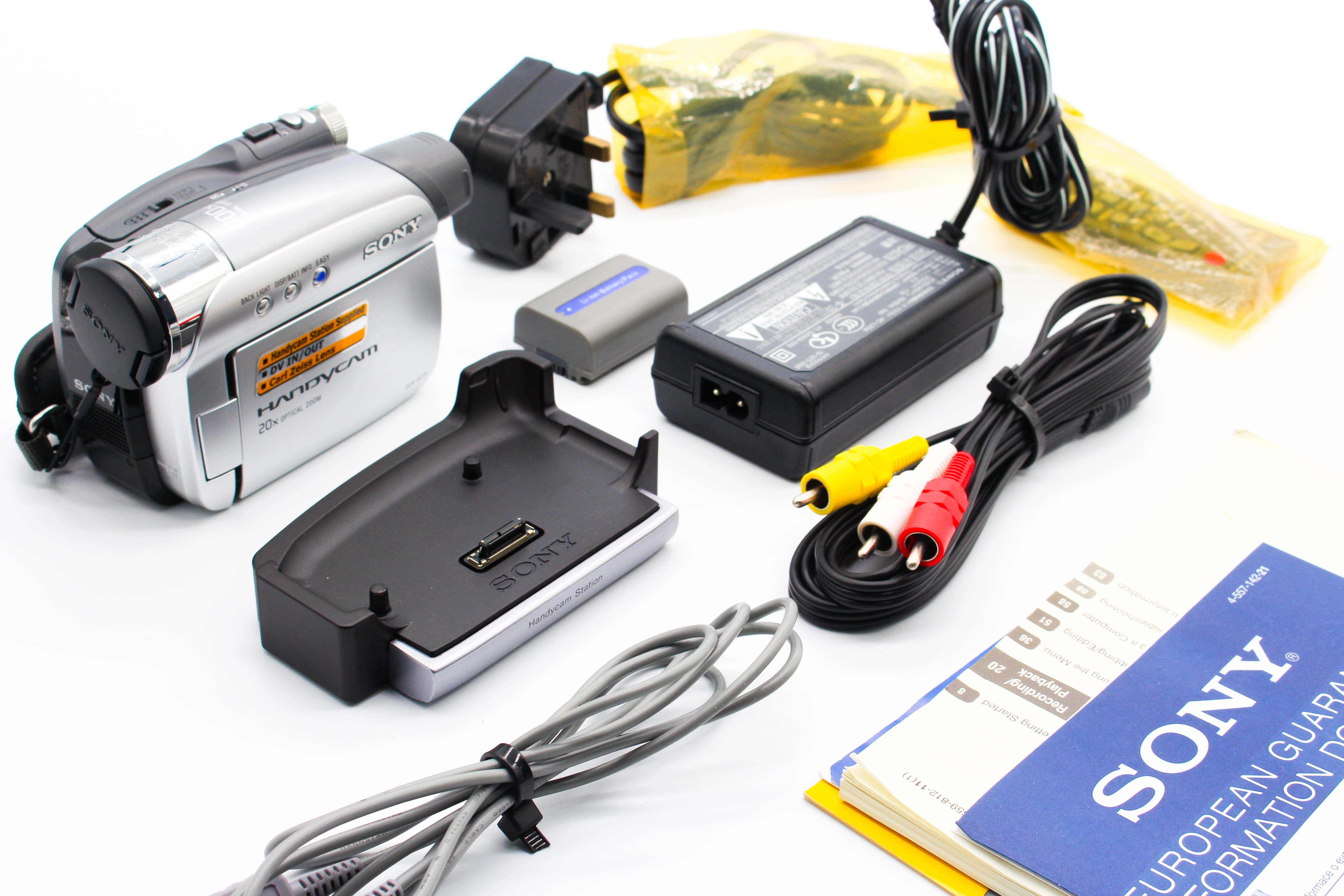 Sony DCR-HC35E MiniDV Digital Video Handycam Camcorder Camera - Tested Bundle Excellent