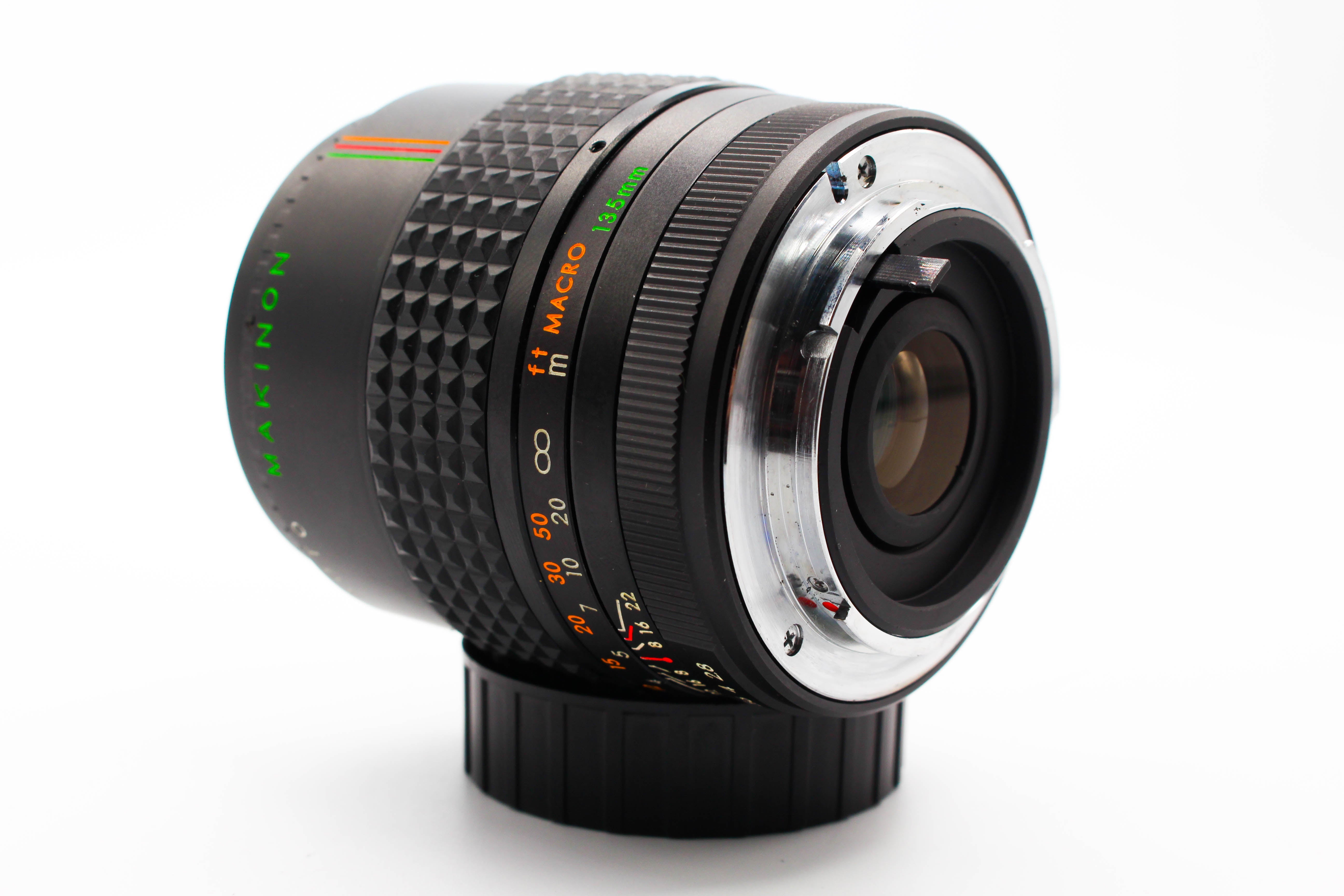Makinon MC 135mm f/2.8 Pentax PK Mount Telephoto Lens 55mm Filter - Tested Excellent