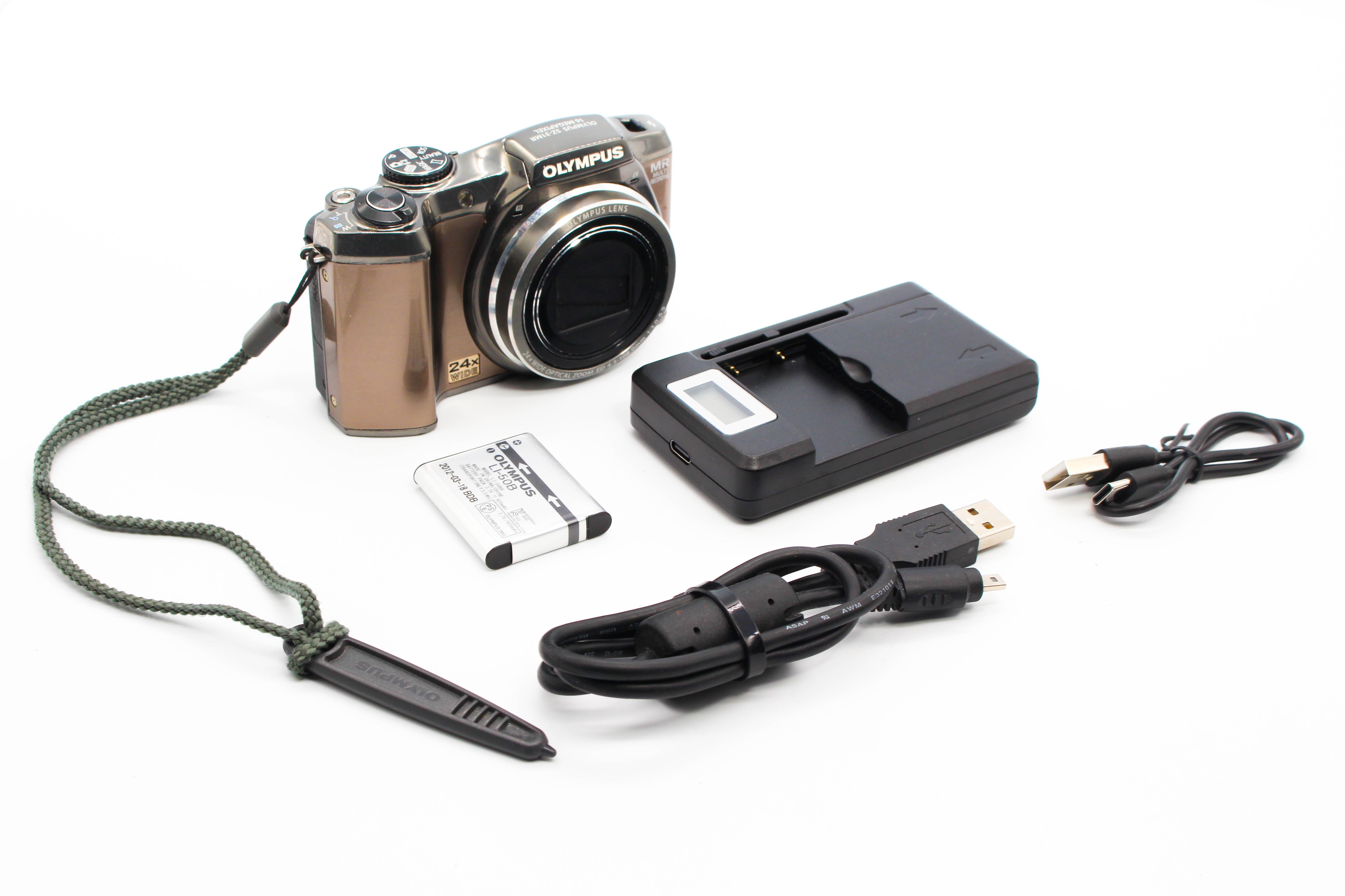 Olympus SZ-31MR Digital Retro Photo Digital Camera Digicam - Tested Bundle Excellent