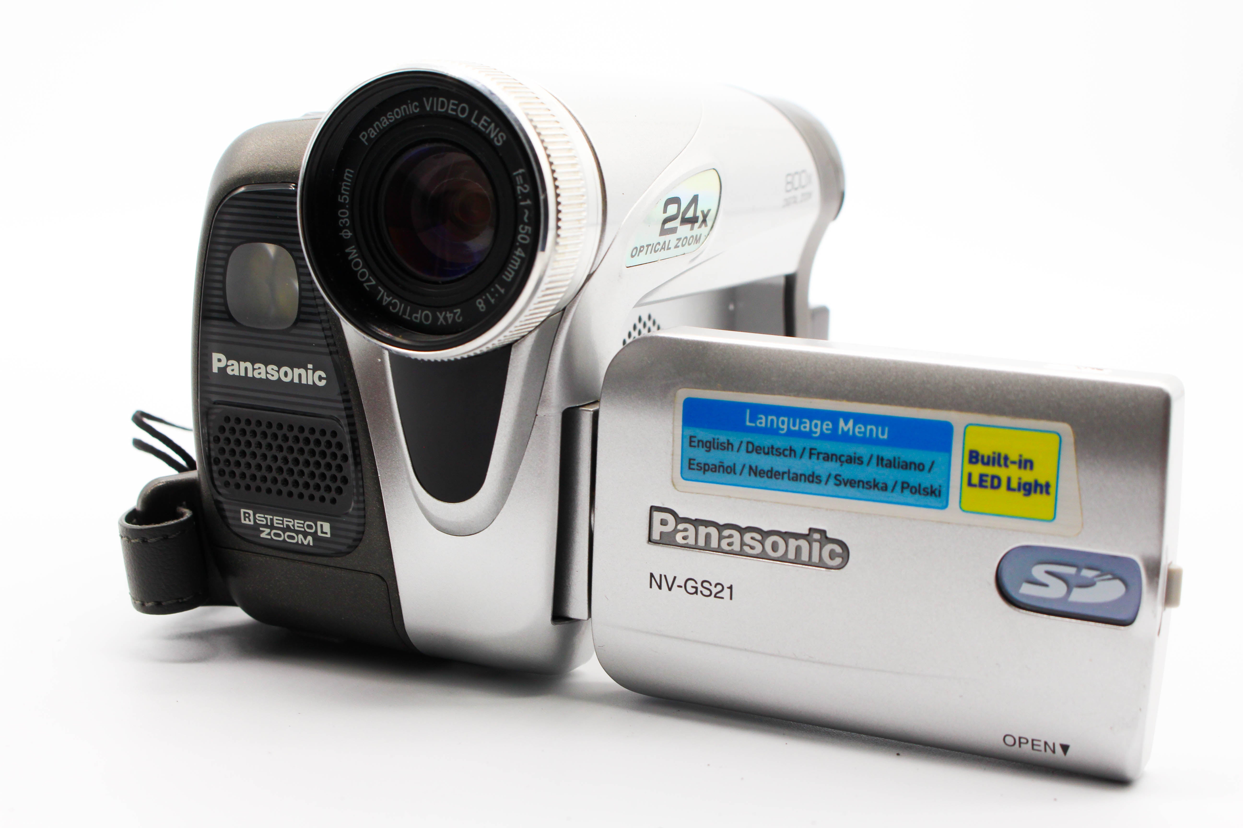 Panasonic NV-GS21EG MiniDV DIgital Video Handycam Camcorder Camera (Read) - Tested Bundle