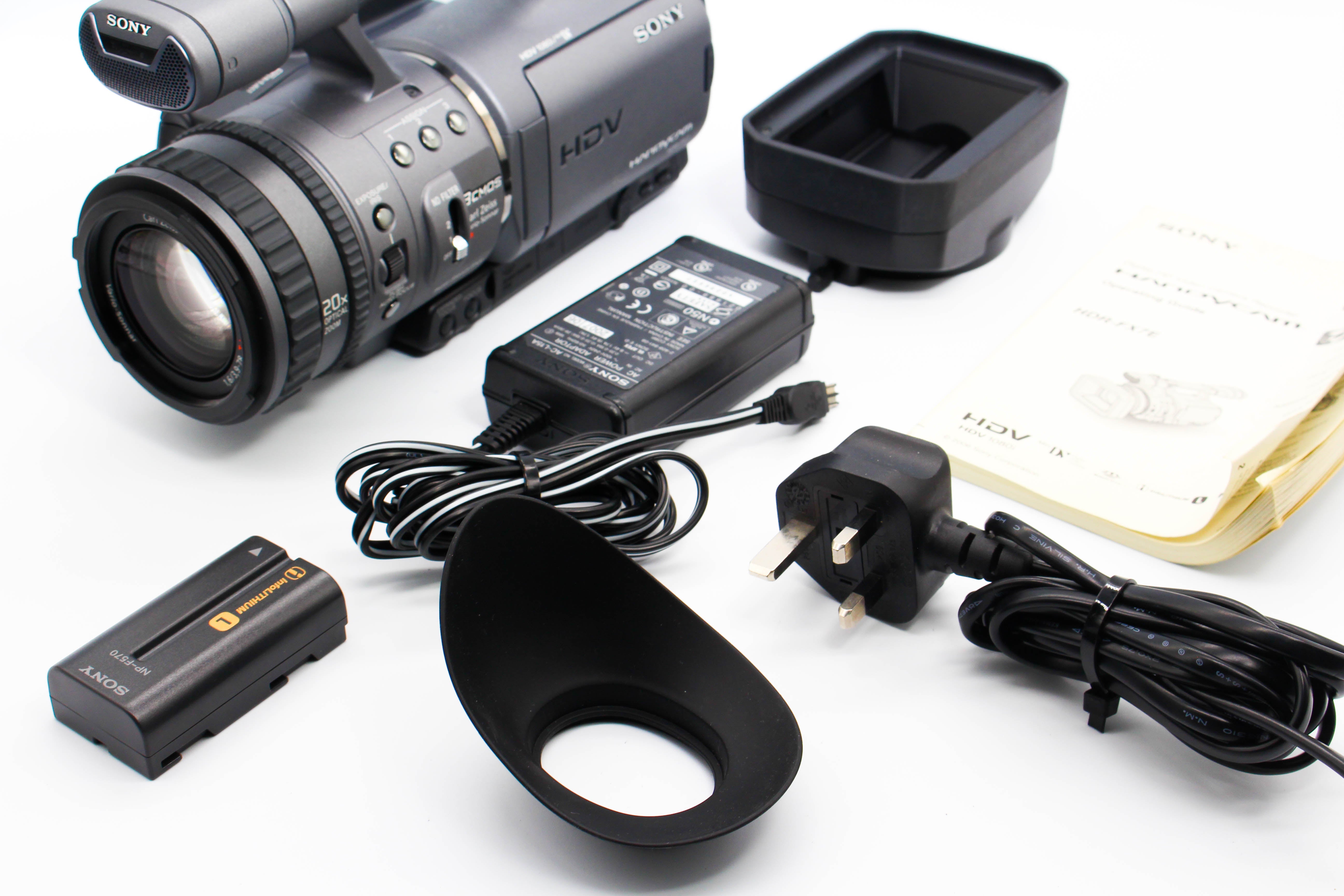 Sony HDR-FX7E MiniDV Digital Video Handycam Camcorder Camera - Tested Bundle Excellent