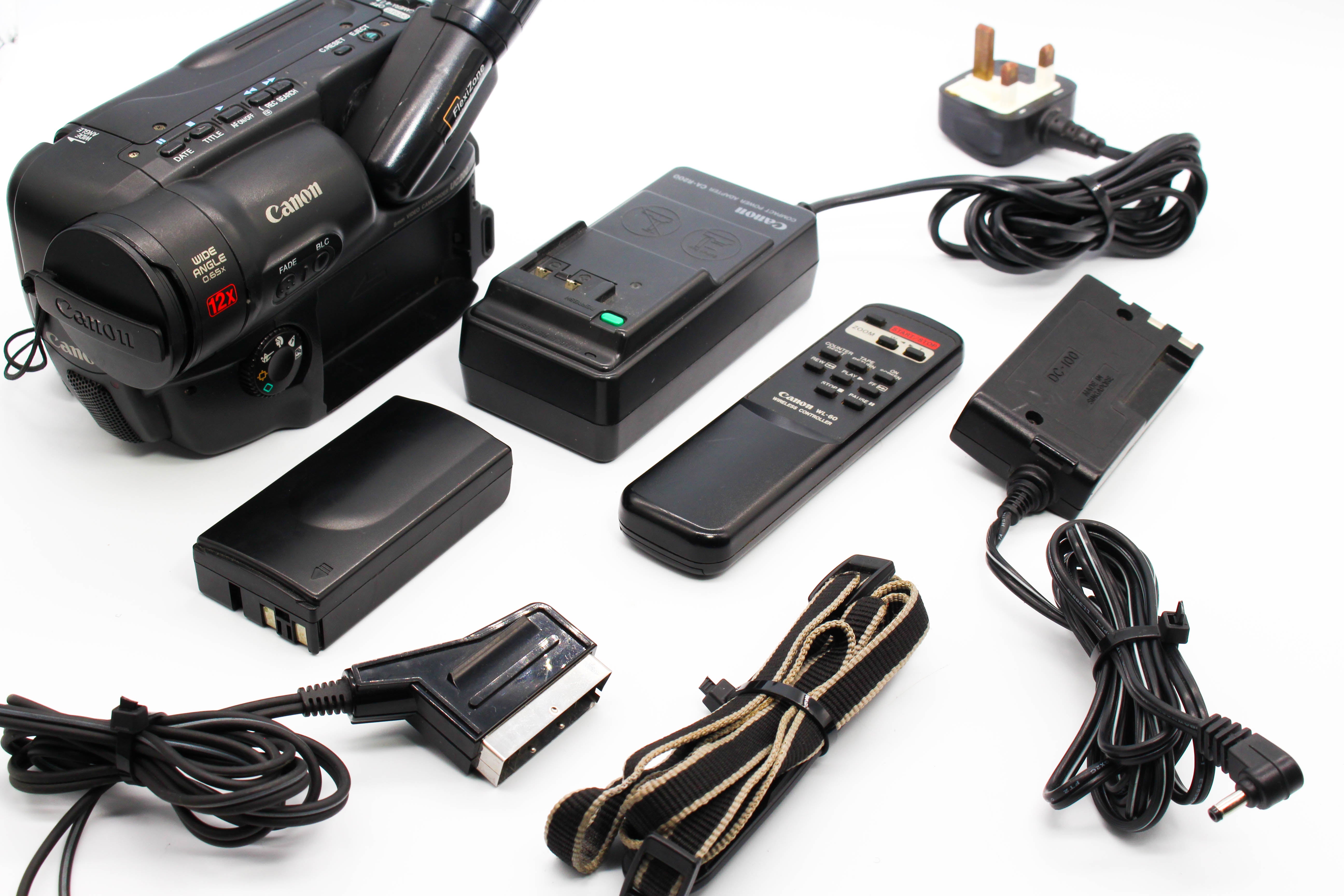 Canon UC200E Video8 8mm Handycam Camcorder Camera - Tested Bundle Good