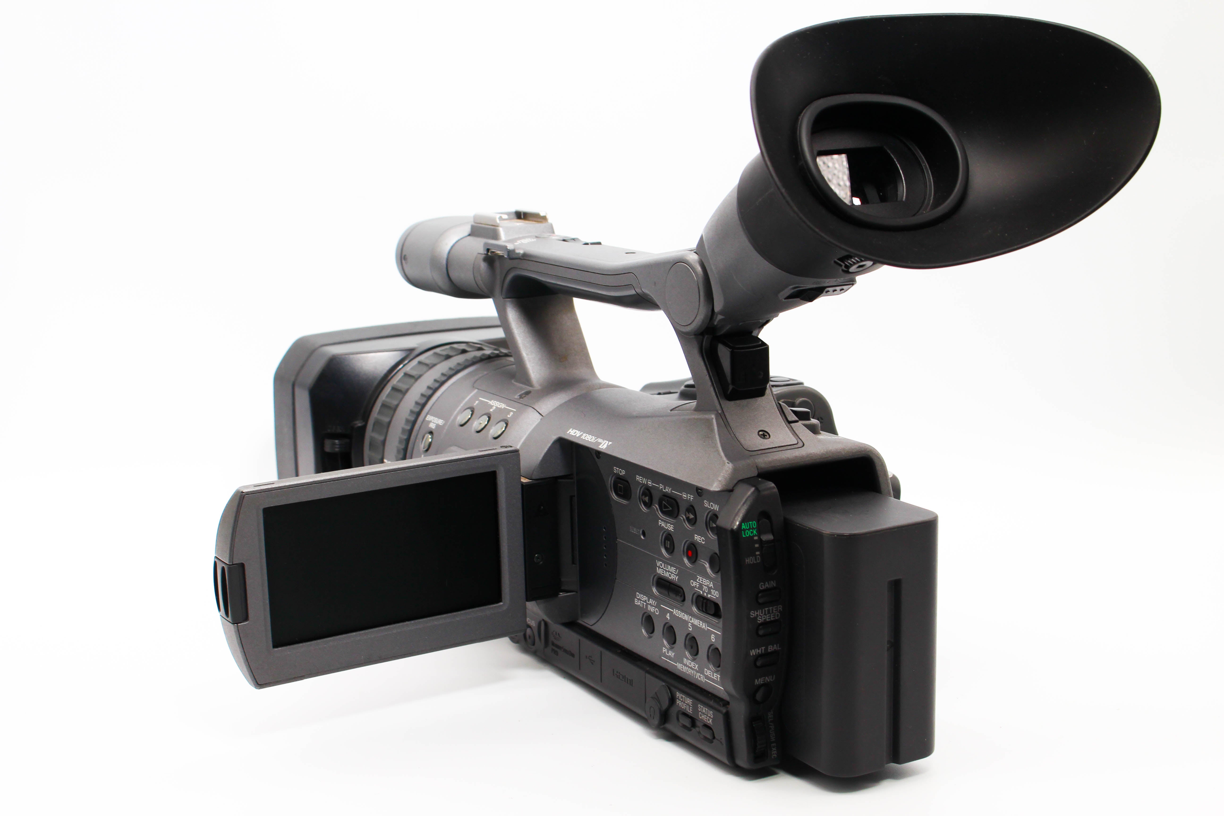 Sony HDR-FX7E MiniDV Digital Video Handycam Camcorder Camera - Tested Bundle Excellent