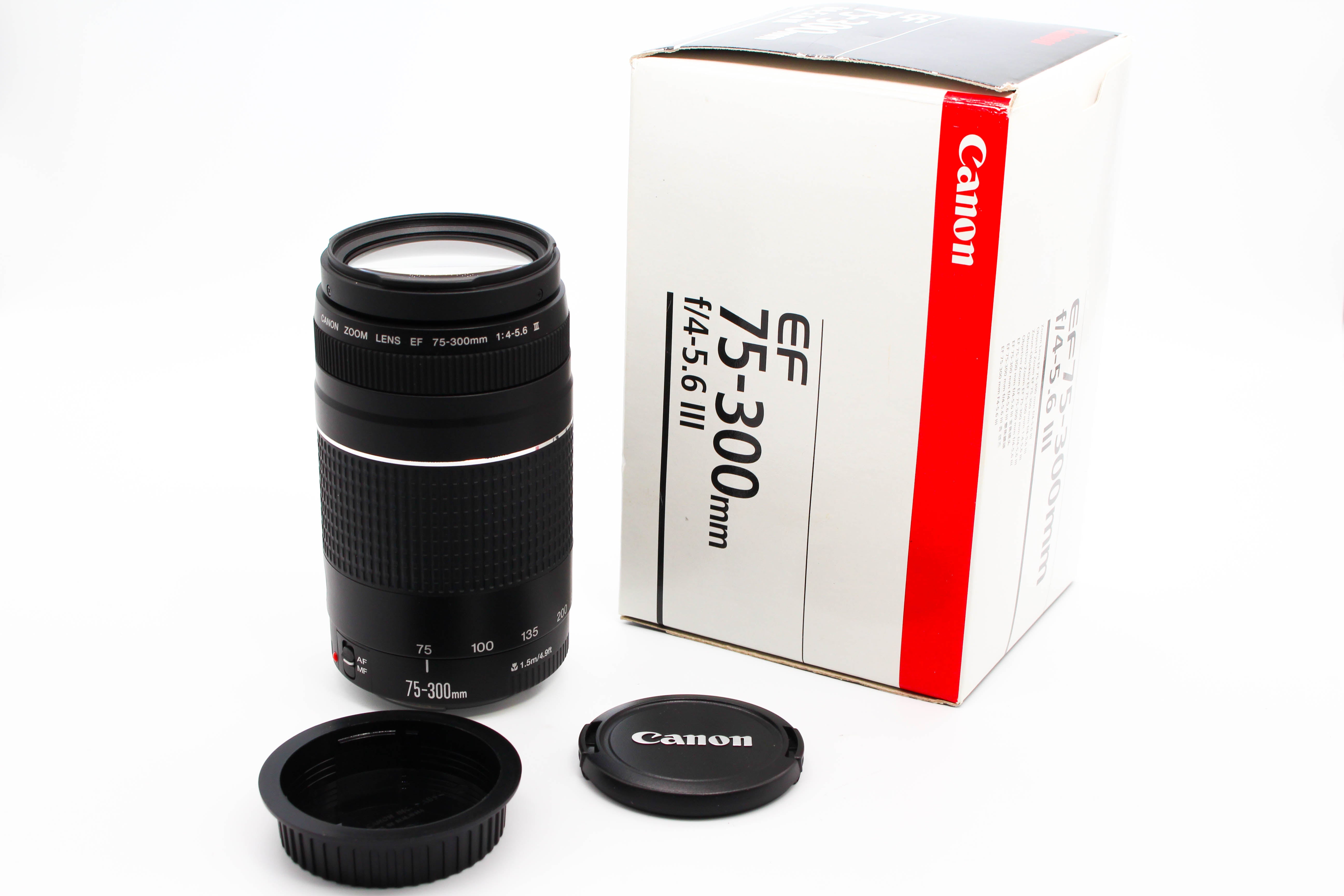 Canon 75-300mm f/4-5.6 EF Mount III Telephoto Zoom Lens - Tested Excellent