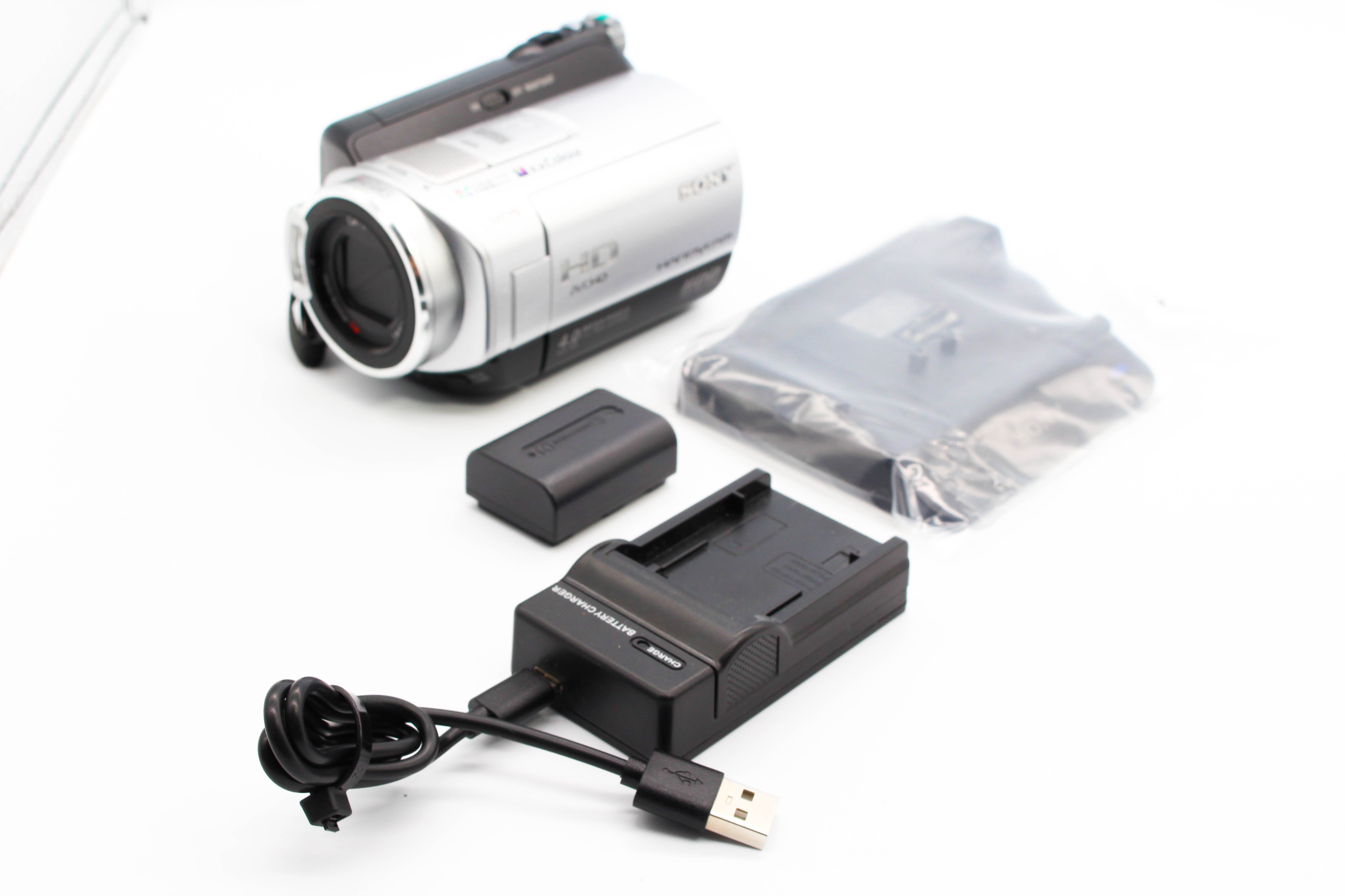 Sony HDR-SR5E HD HDD Video Handycam Camcorder Camera - Tested Bundle Excellent