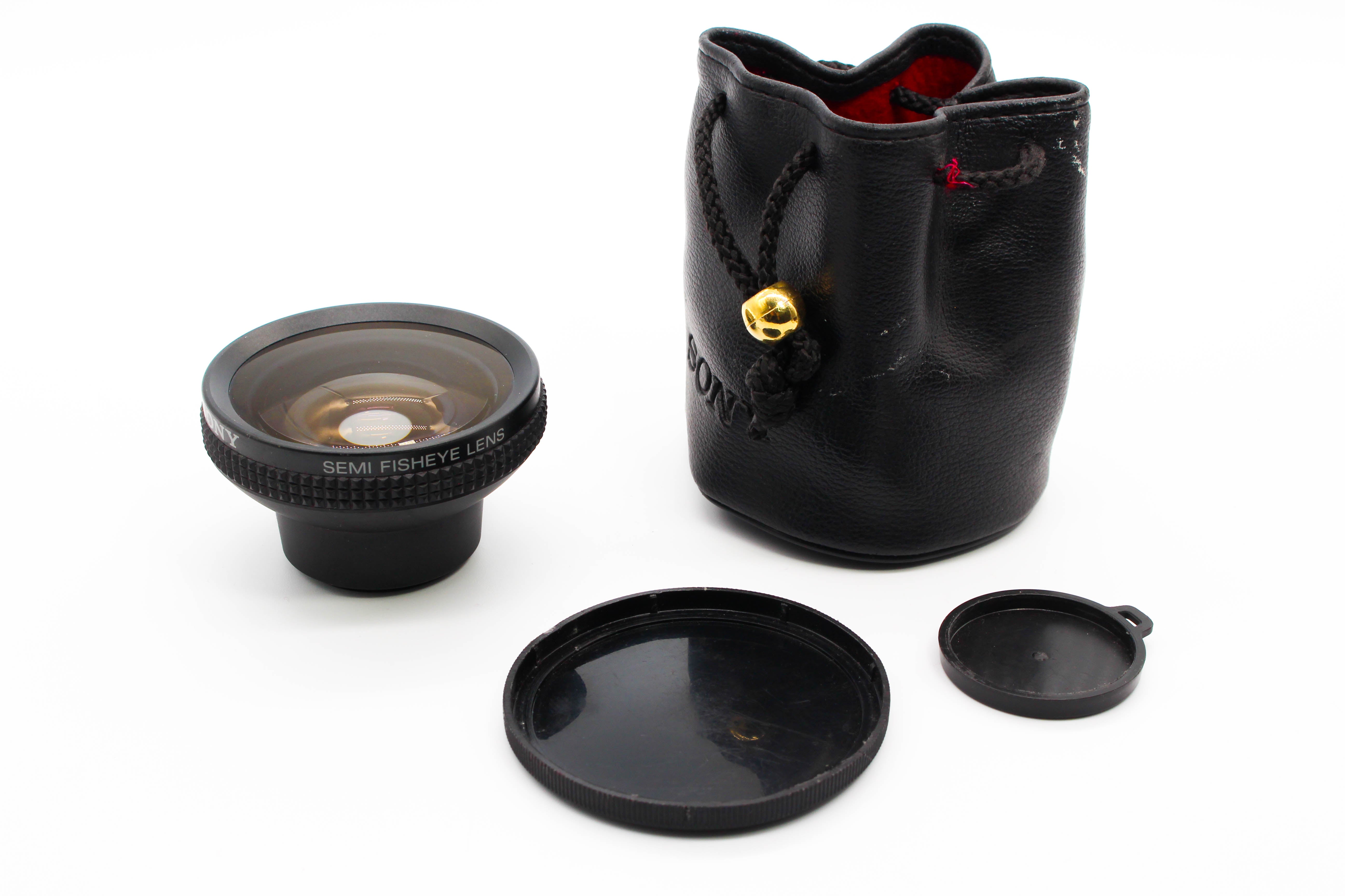 Sony VCL-0437 x0.45 37mm Semi Fisheye Wide Angle Conversion LensFor Camcorders - Tested