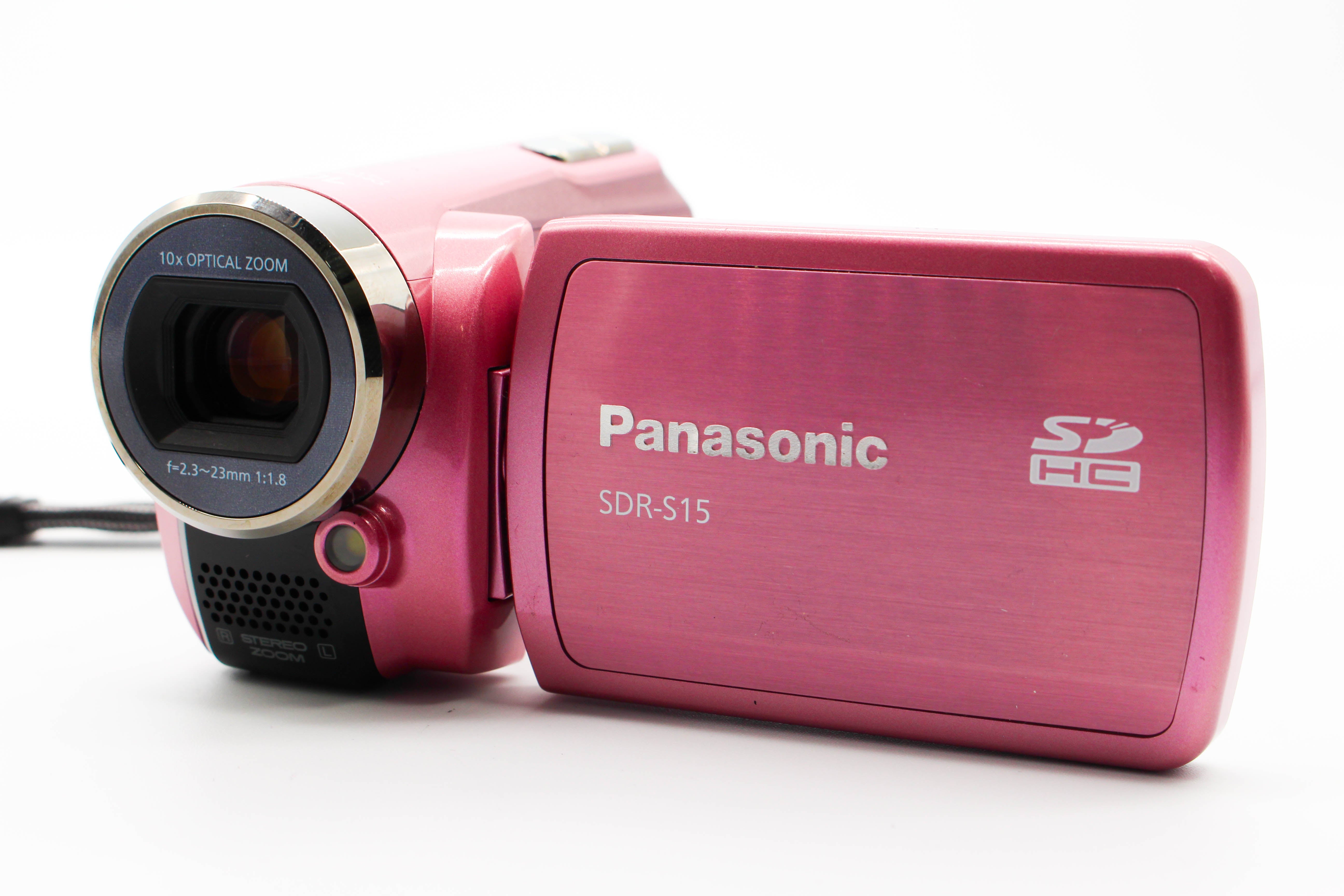 Panasonic SDR-S15 SD Card Digital Video Camcorder Camera - Tested Bundle Excellent