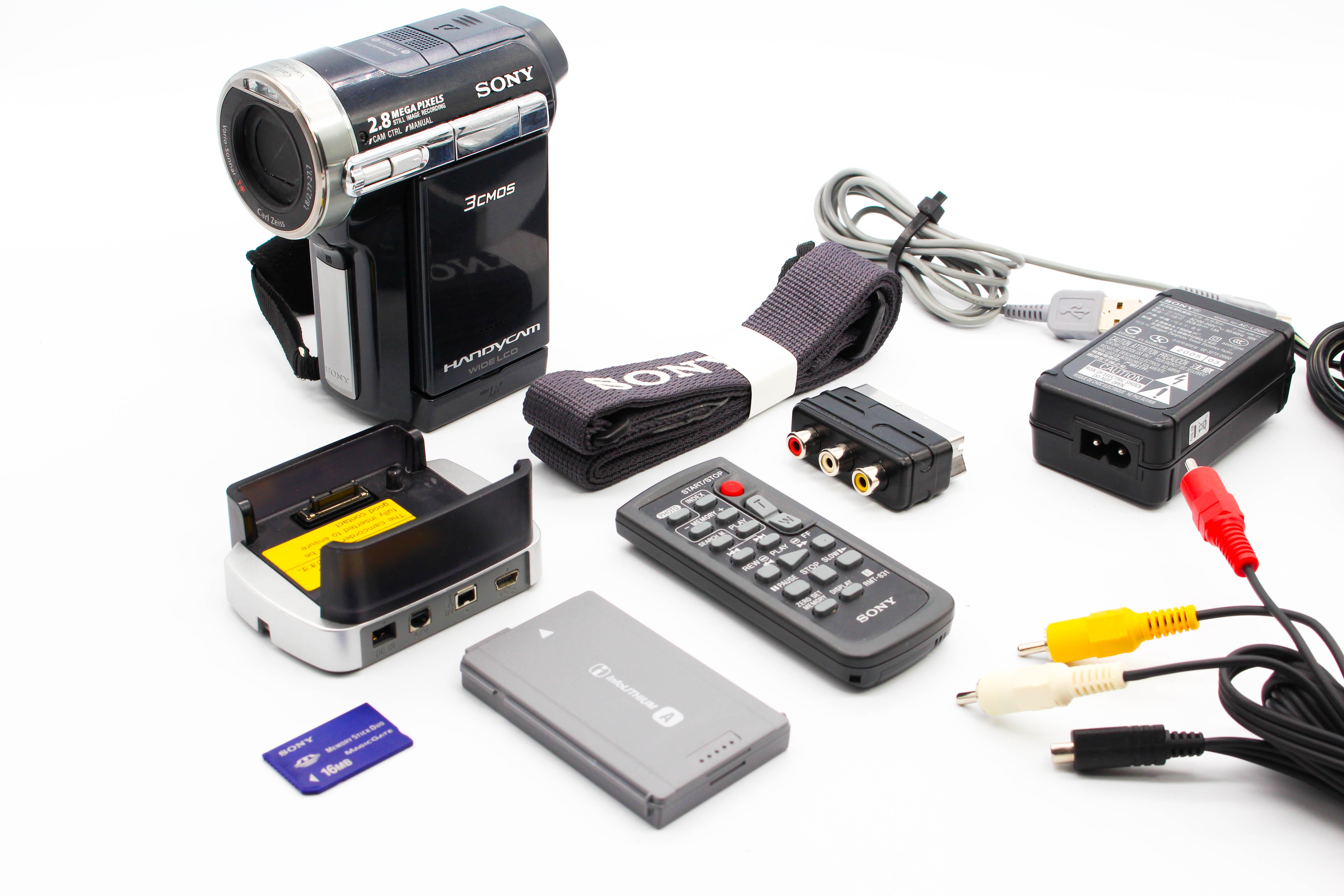 Sony DCR-PC1000E MiniDV Handycam Camcorder Digital Video Camera - Tested Bundle Excellent