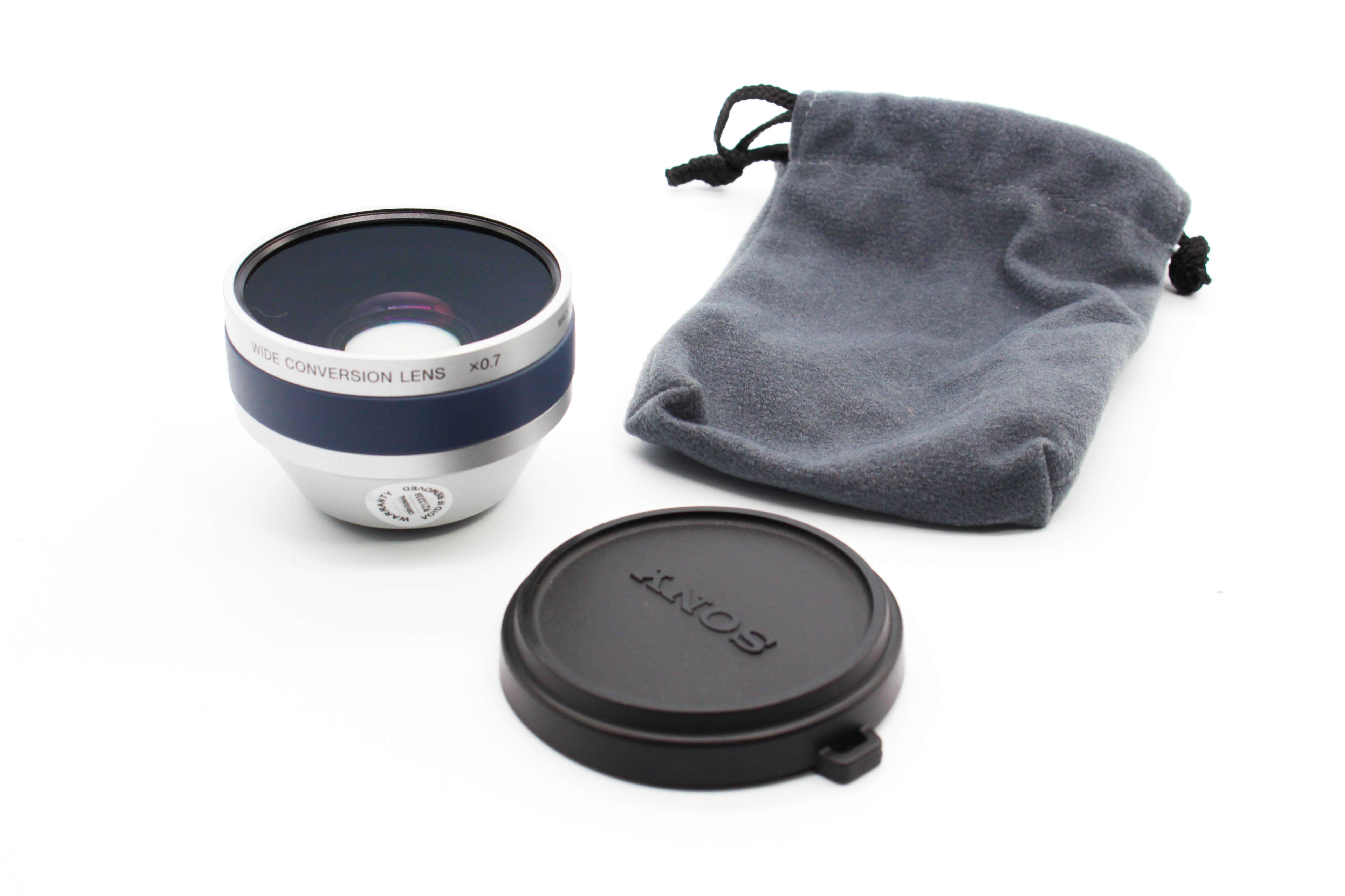 Sony VCL-HG0730X 0.7X 30mm Wide Conversion Lens For Camcorders Camera - Tested Excellent