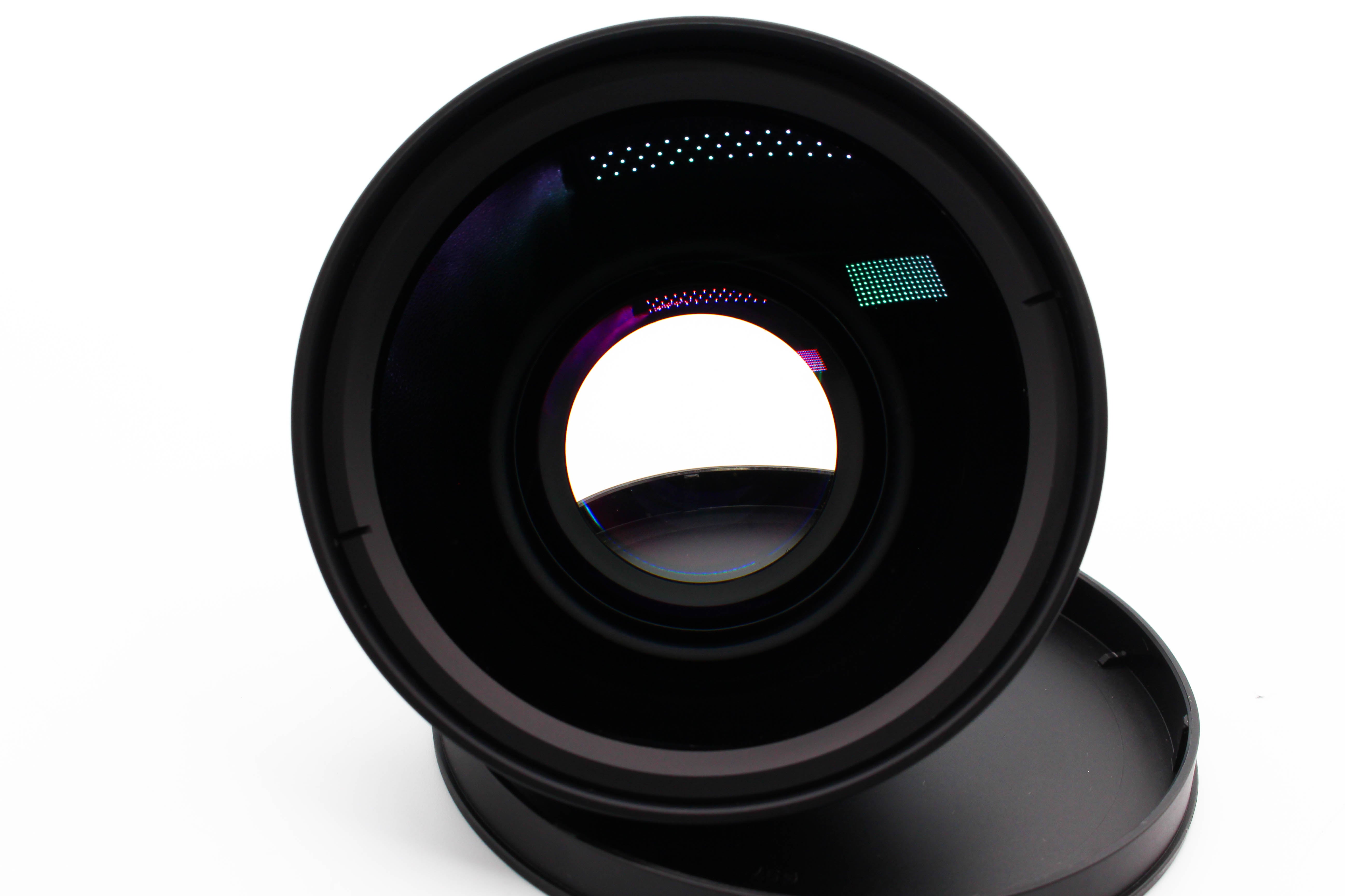 Canon WC-DC58B 0.75X 58mm Wide Converter Lens With LA-DC58H Adapter For Camcorders Camera - Tested Excellent