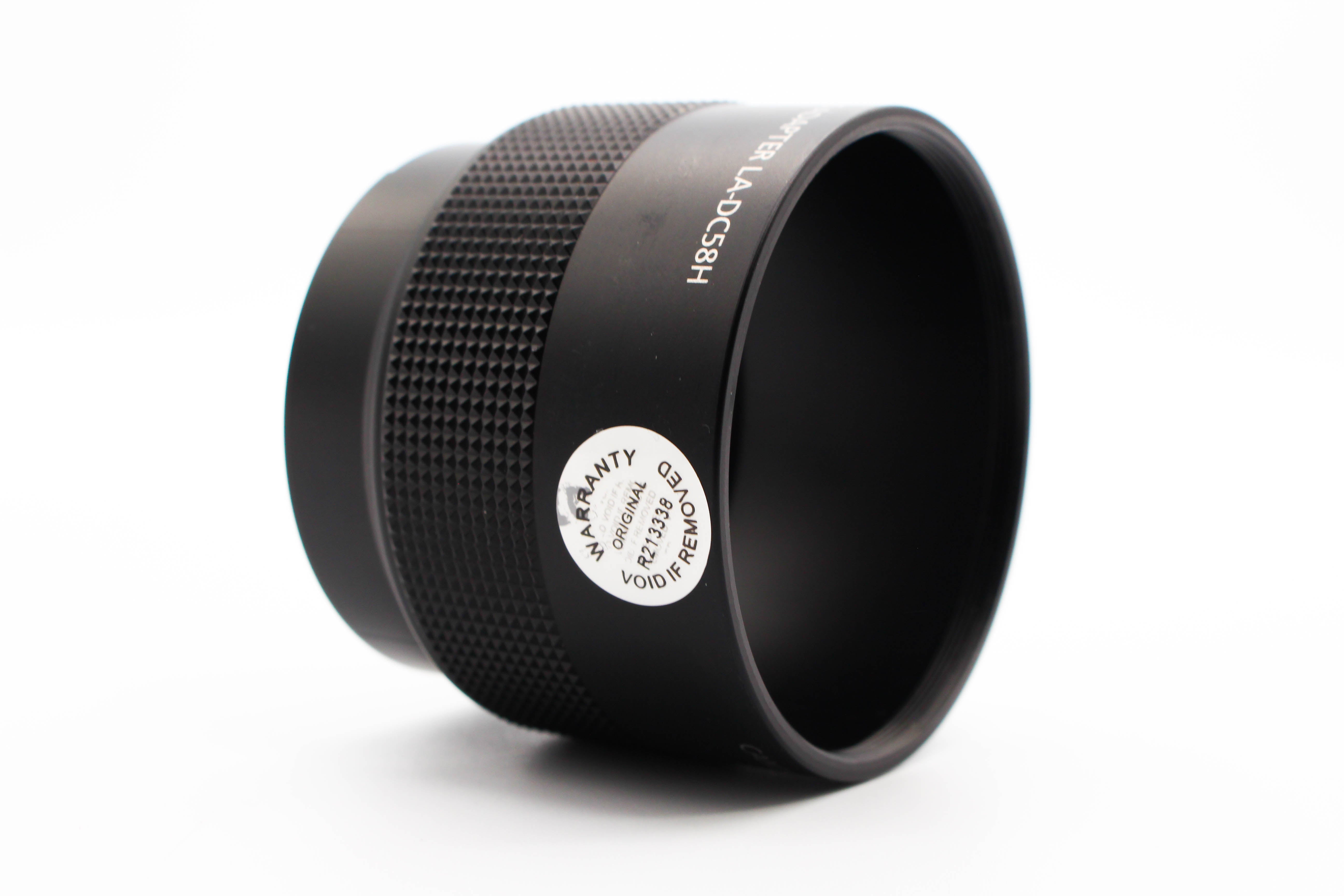 Canon LA-DC58H Conversion Lens Adapter For Powershot Models Black - Tested Excellent