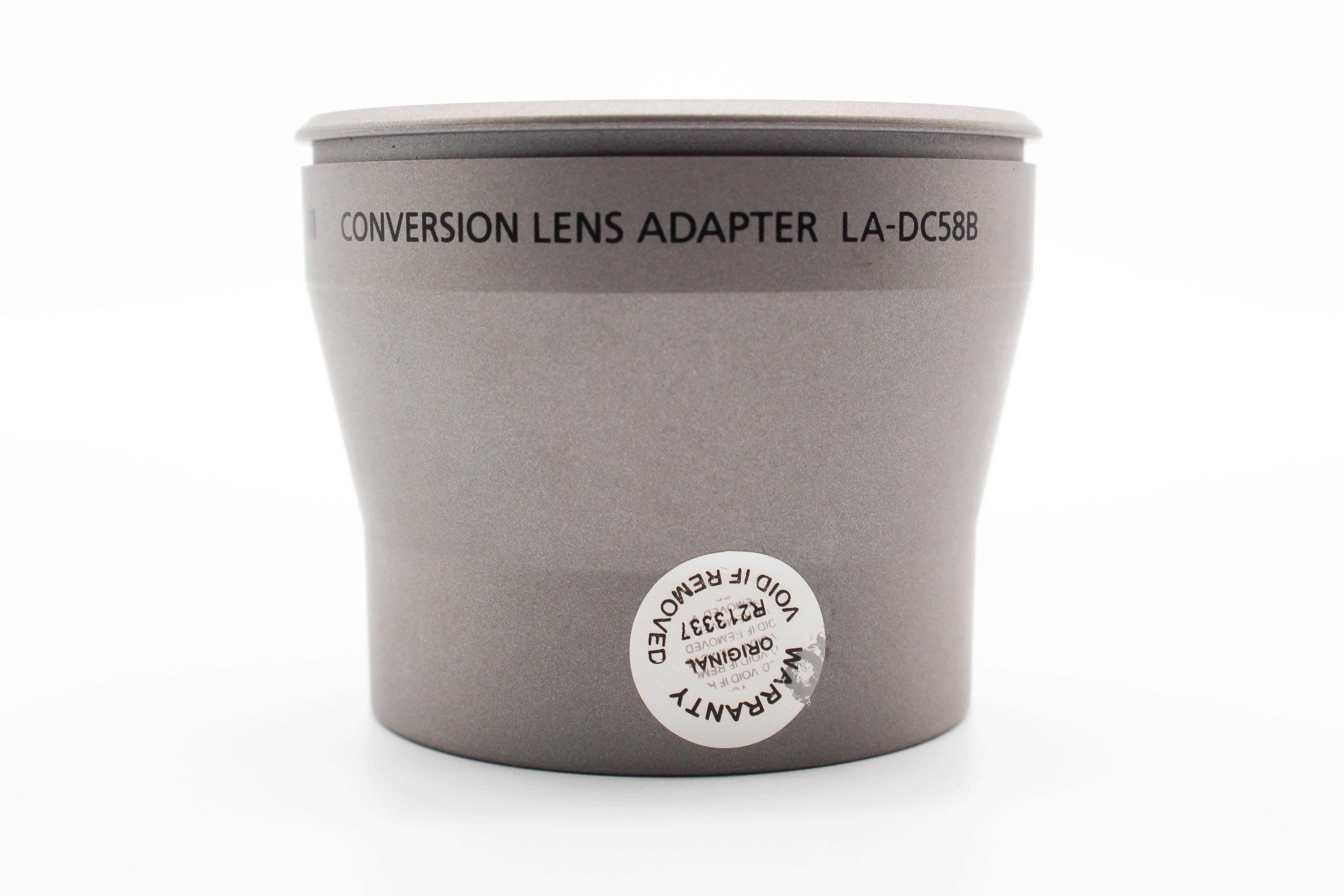 Canon LA-DC58B Conversion Lens Adapter For Powershot Models Silver - Tested Excellent