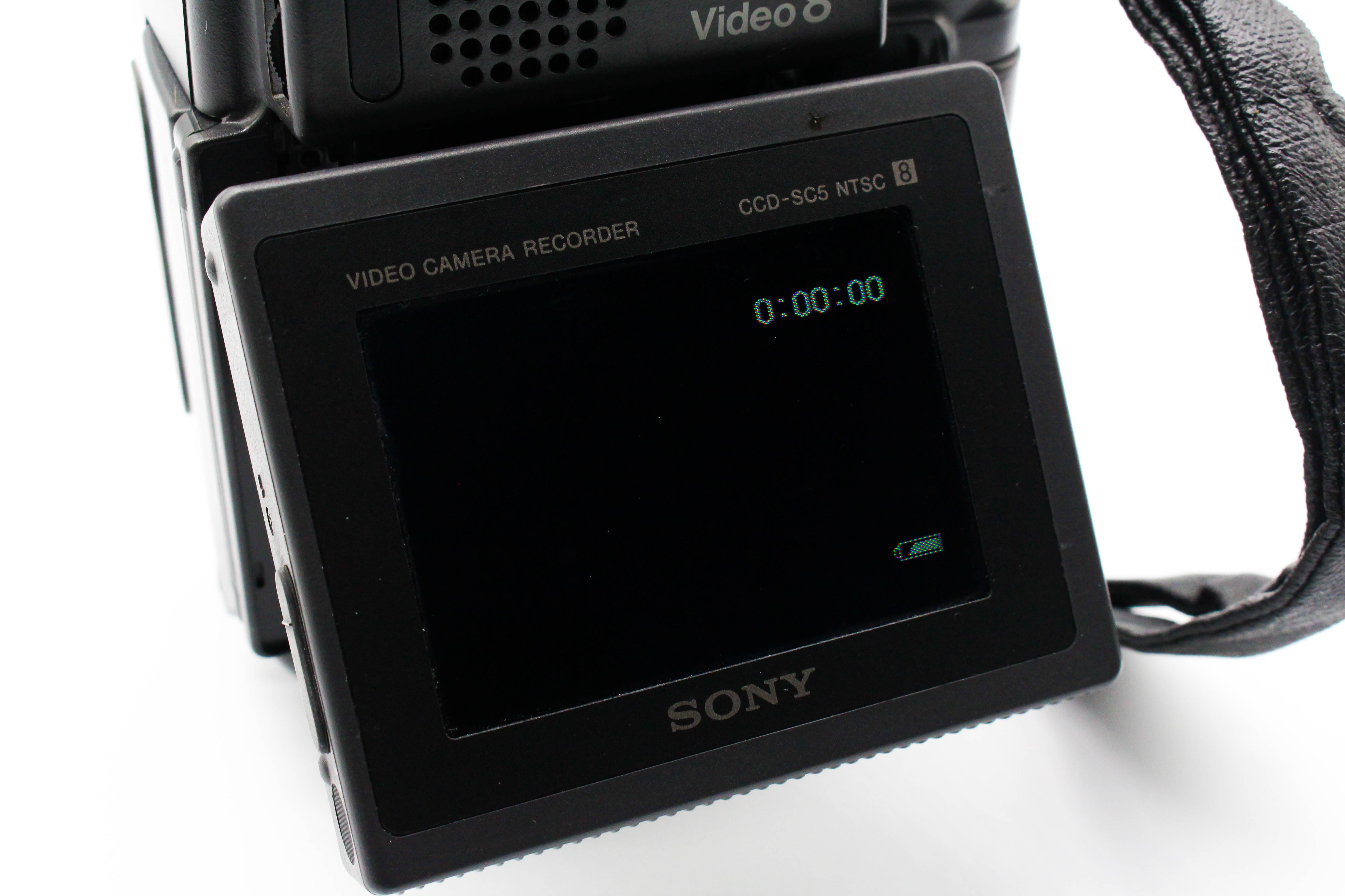 Sony CCD-SC5 NTSC Hi8 Analog Camcorder Handycam Video Camera - Tested Bundle Good