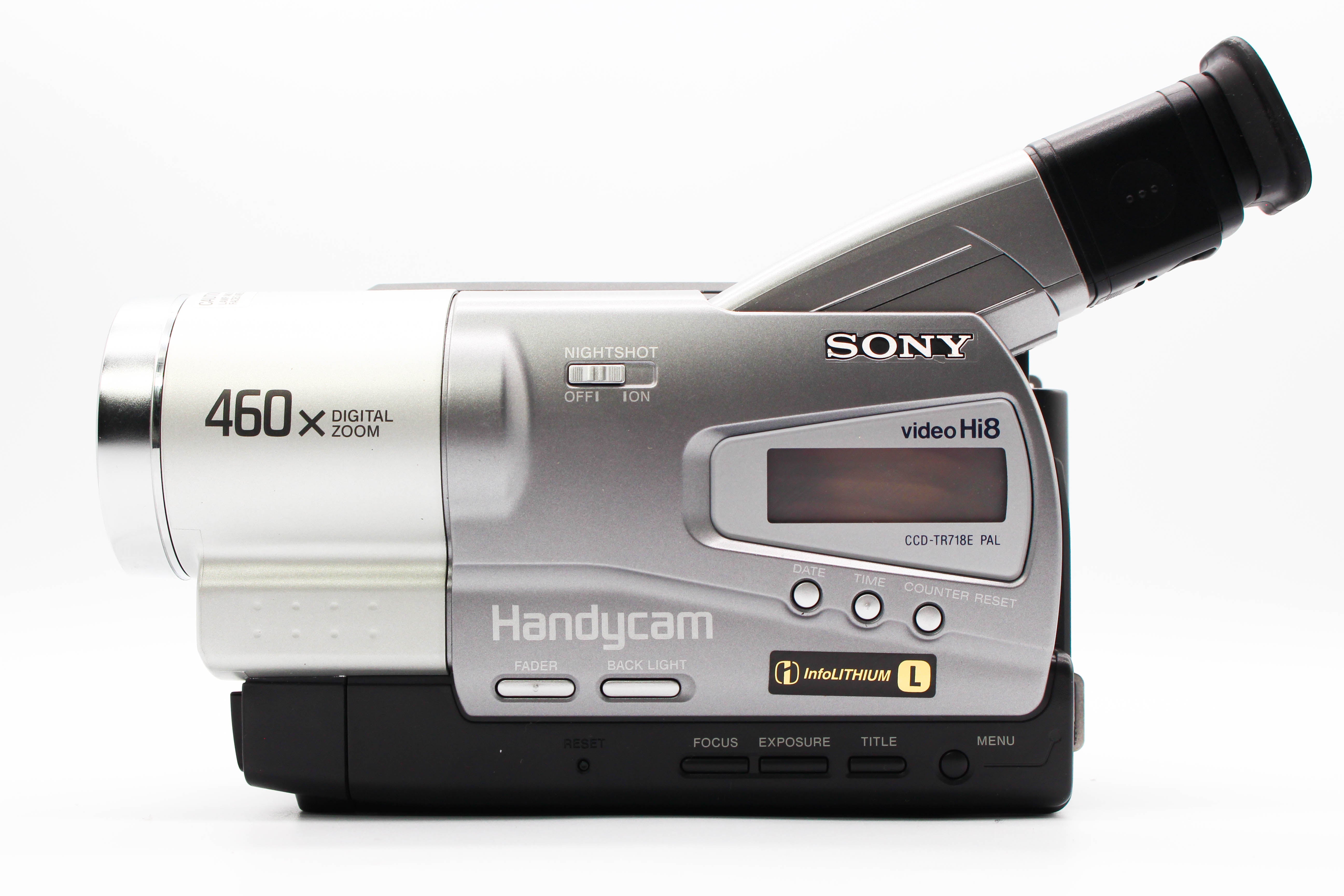 Sony CCD-TR718E Hi8 Analog Camcorder Handycam Video Camera - Tested Bundle Excellent