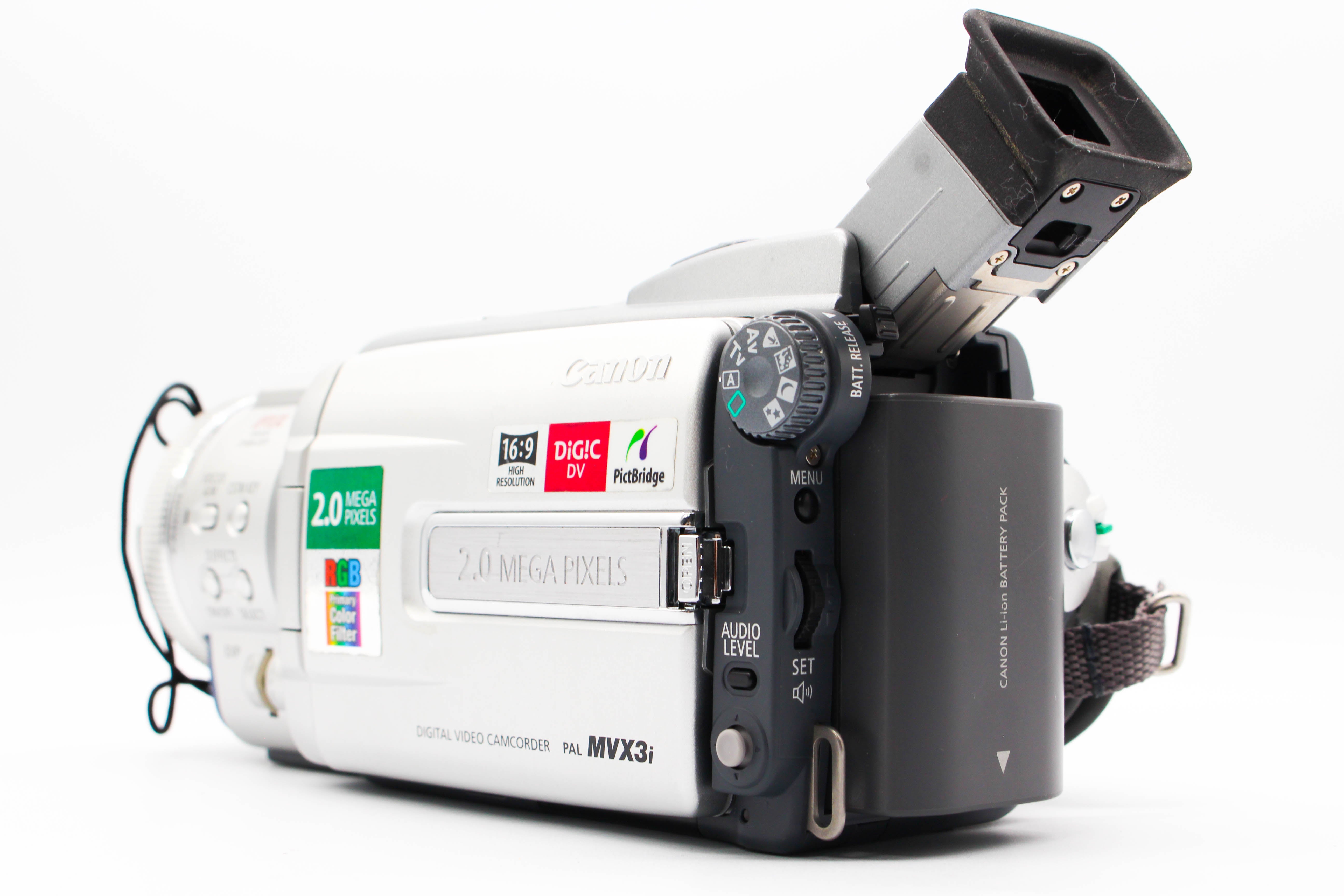 Canon MVX3I E MiniDV Handycam Digital Video Camera Camcorder - Tested Bundle Excellent