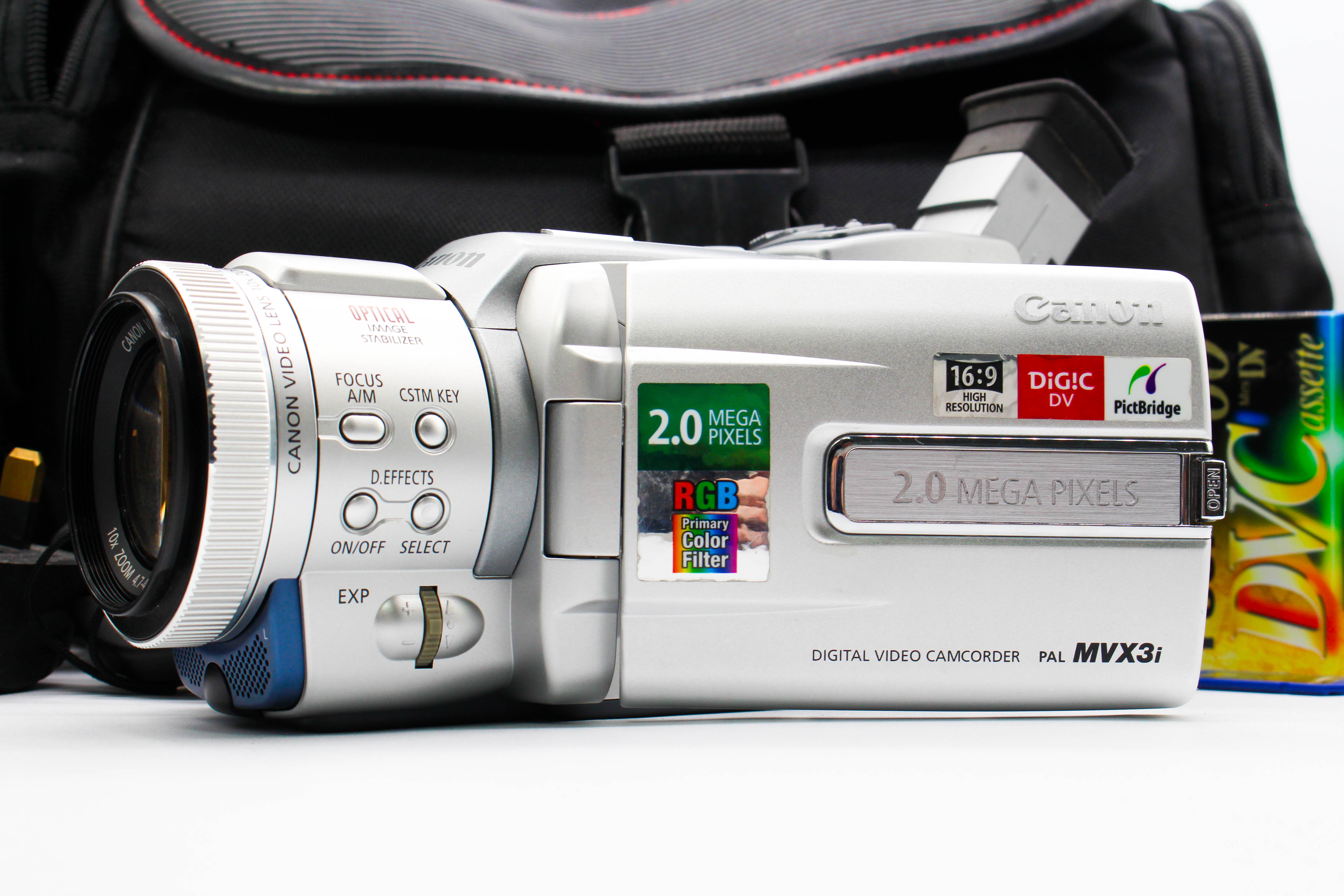 Canon MVX3I E MiniDV Handycam Digital Video Camera Camcorder - Tested Bundle Excellent