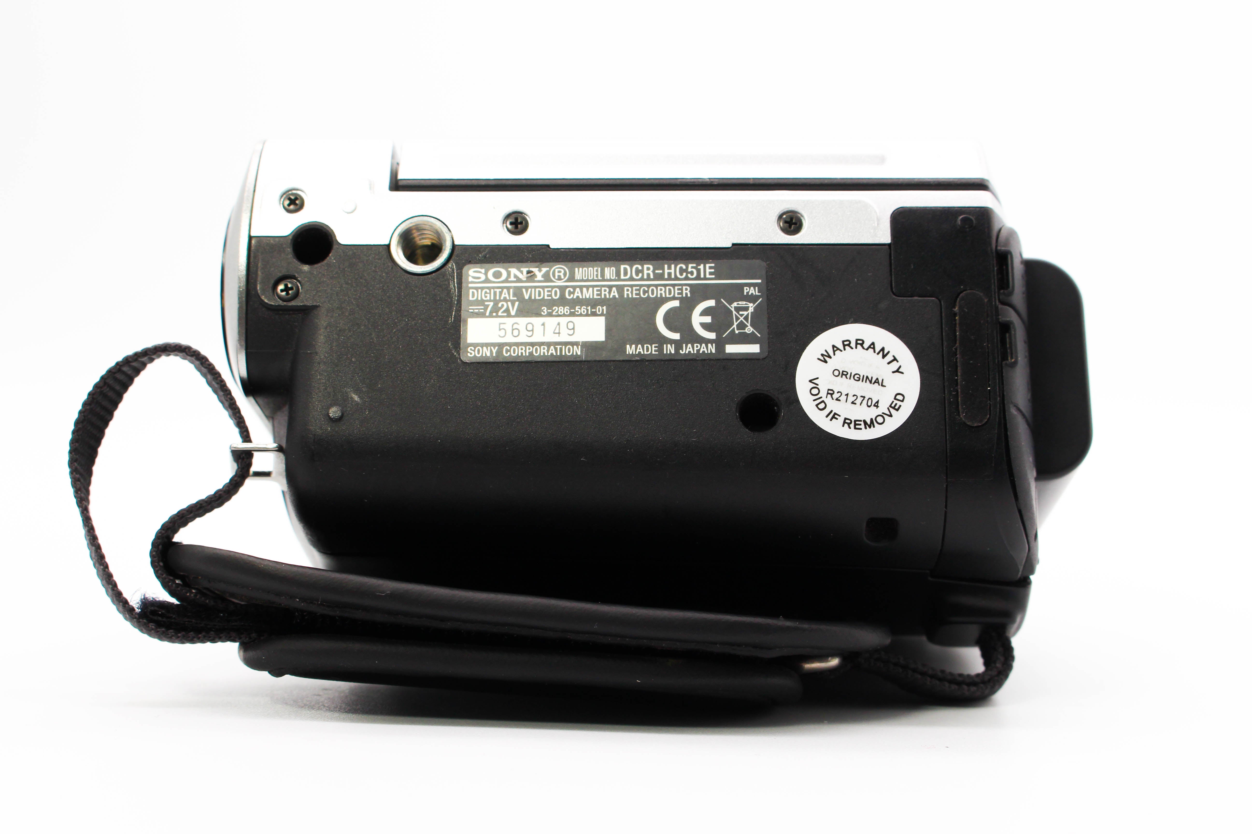 Sony DCR-HC51E MiniDV Handycam Digital Video Camera Camcorder (Read) - Tested Bundle