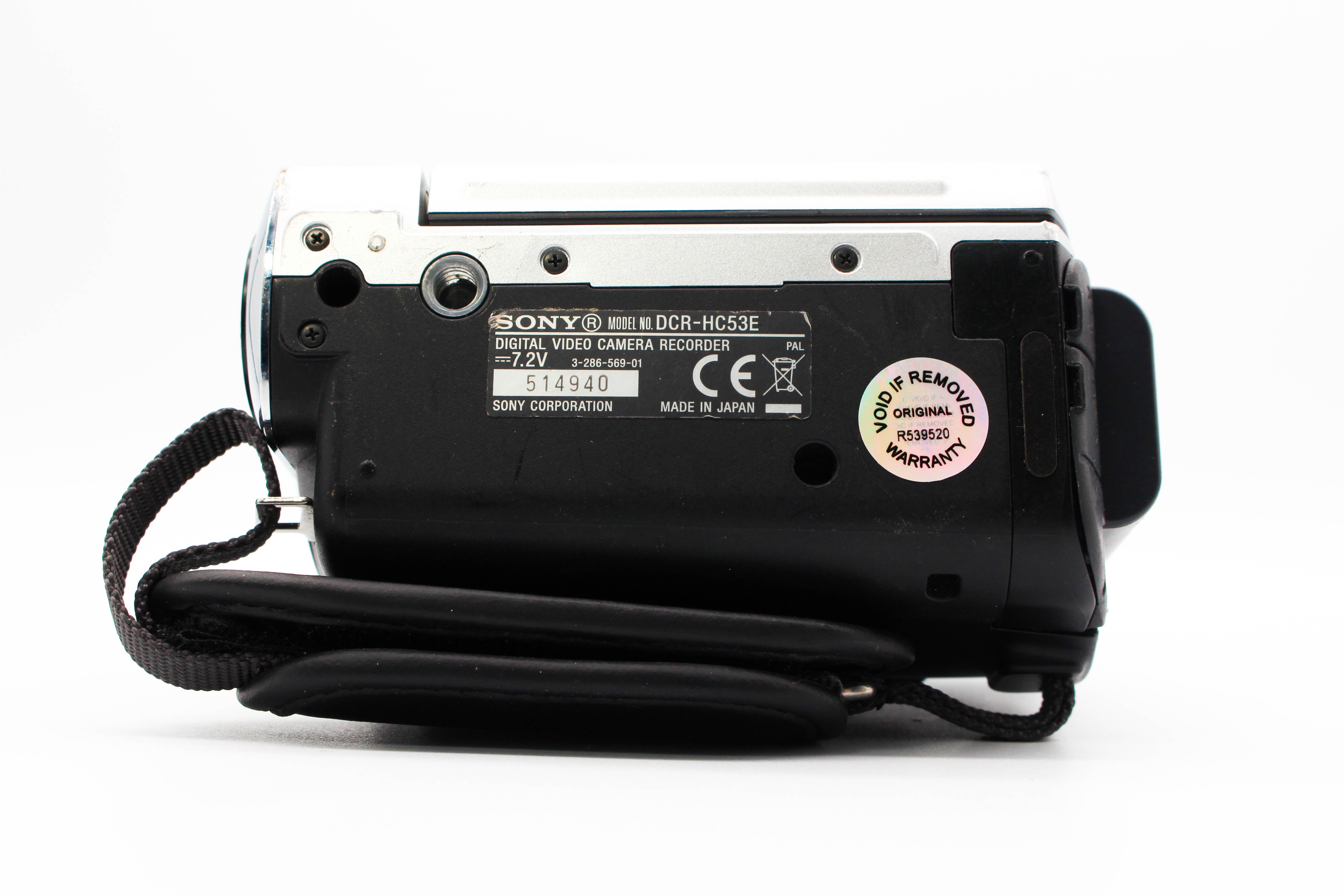 Sony DCR-HC53E MiniDV Handycam Digital Video Camera Camcorder - Tested Bundle