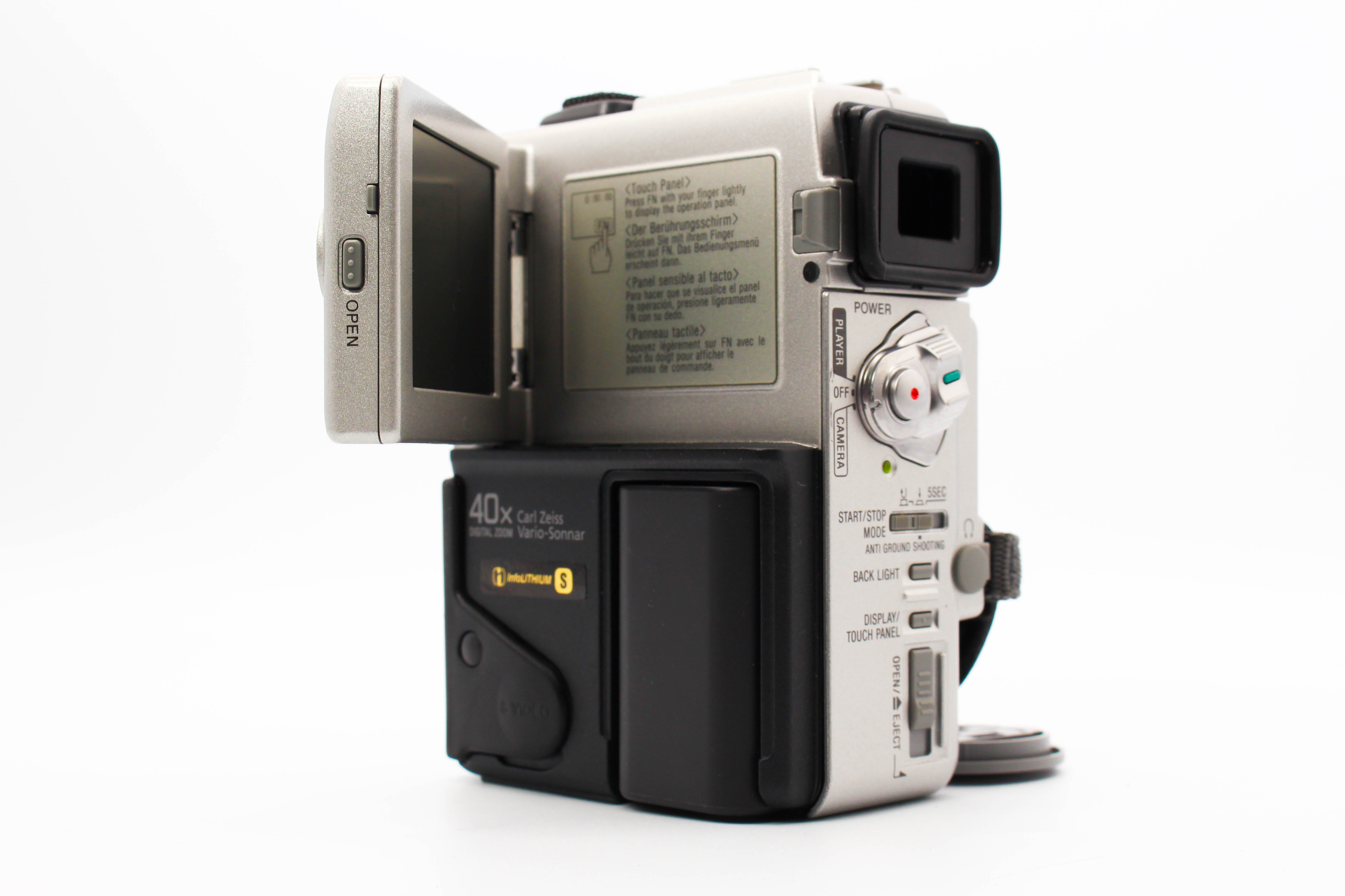 Sony DCR-PC2E MiniDV Handycam Digital Video Camera Camcorder (Read) - Tested Bundle