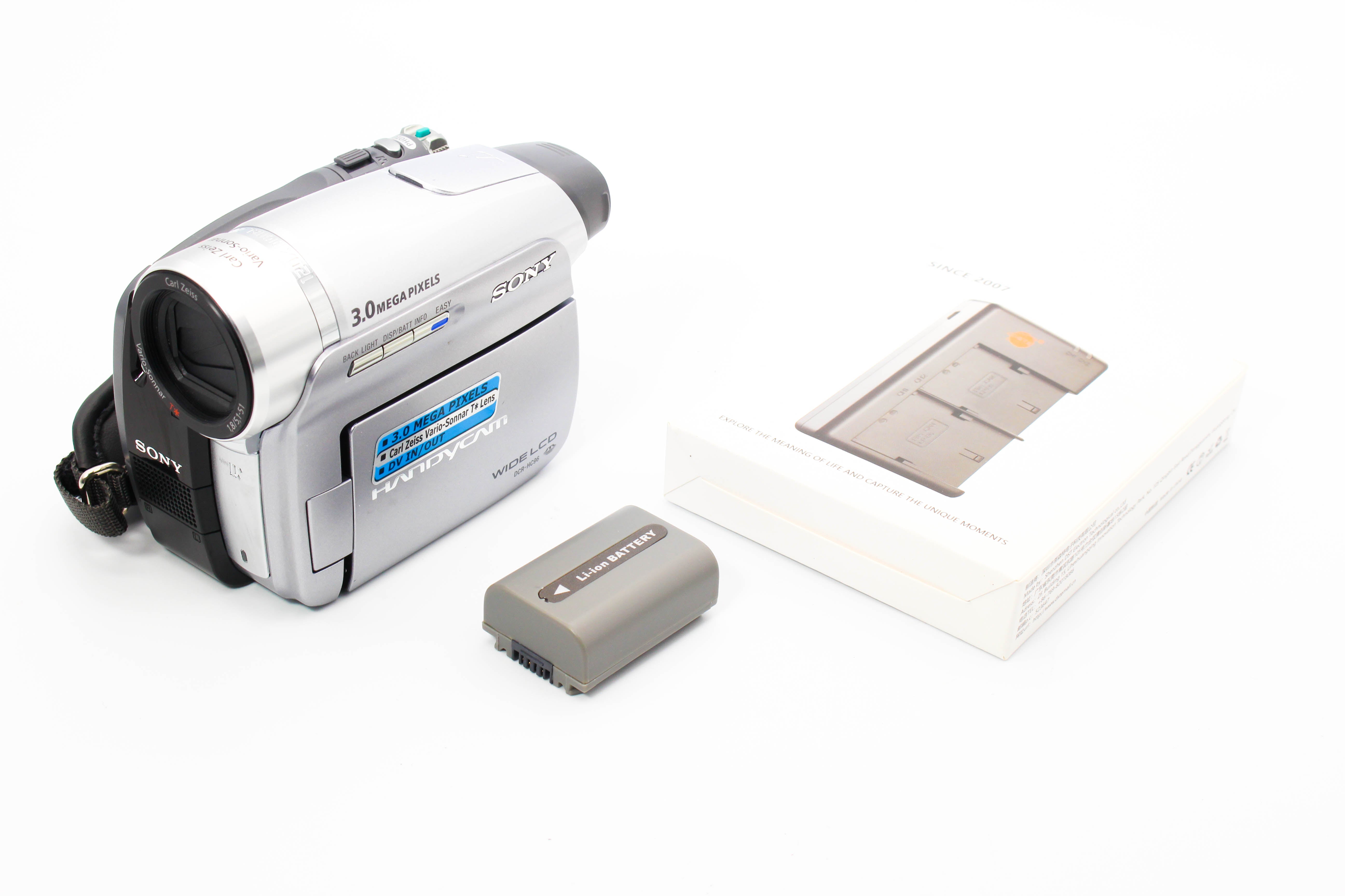 Sony DCR-HC96E MiniDV Handycam Digital Video Camera Camcorder - Tested Bundle Excellent