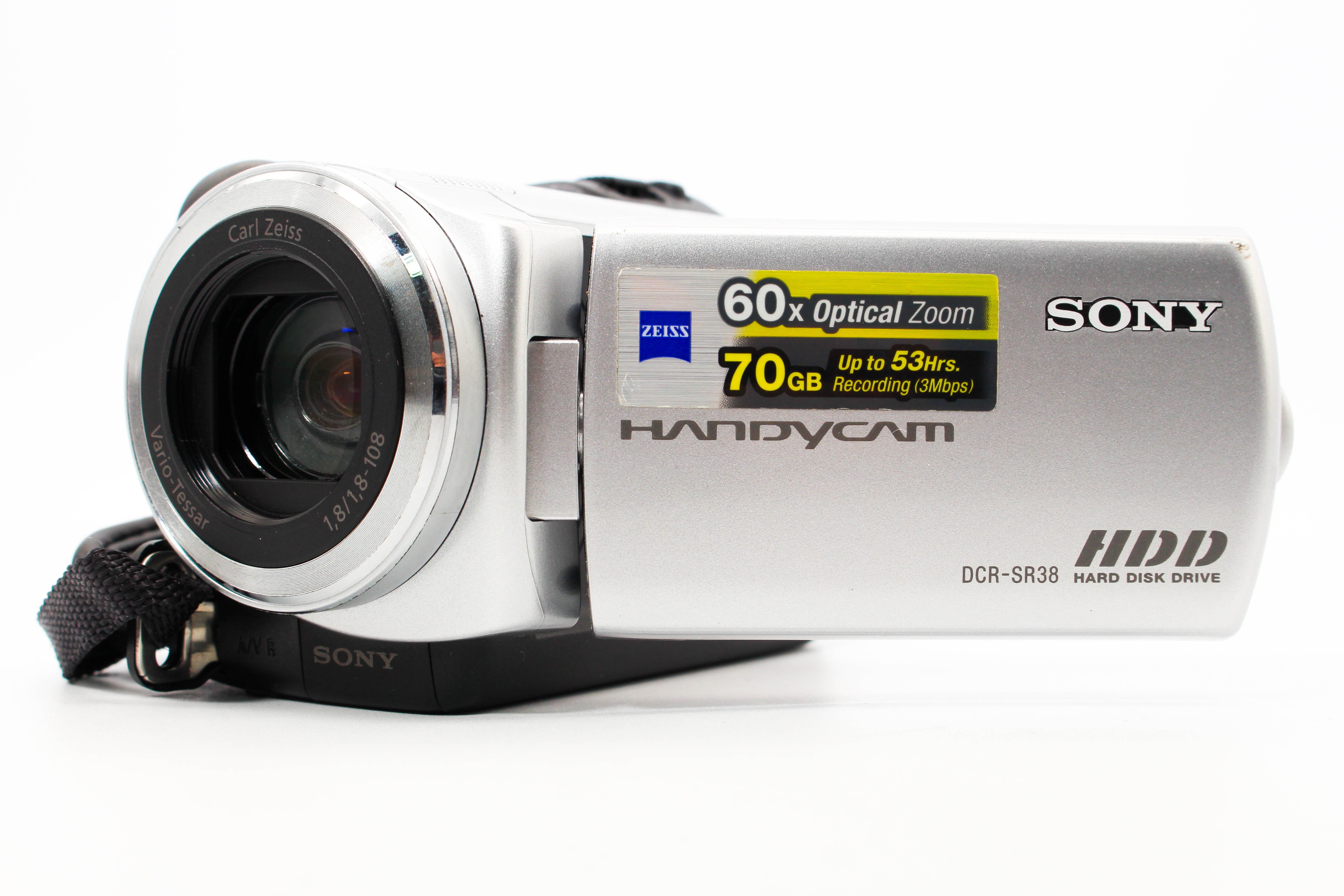 Sony DCR-SR38 HDD Handycam Digital Video Camera Camcorder - Tested Bundle Excellent