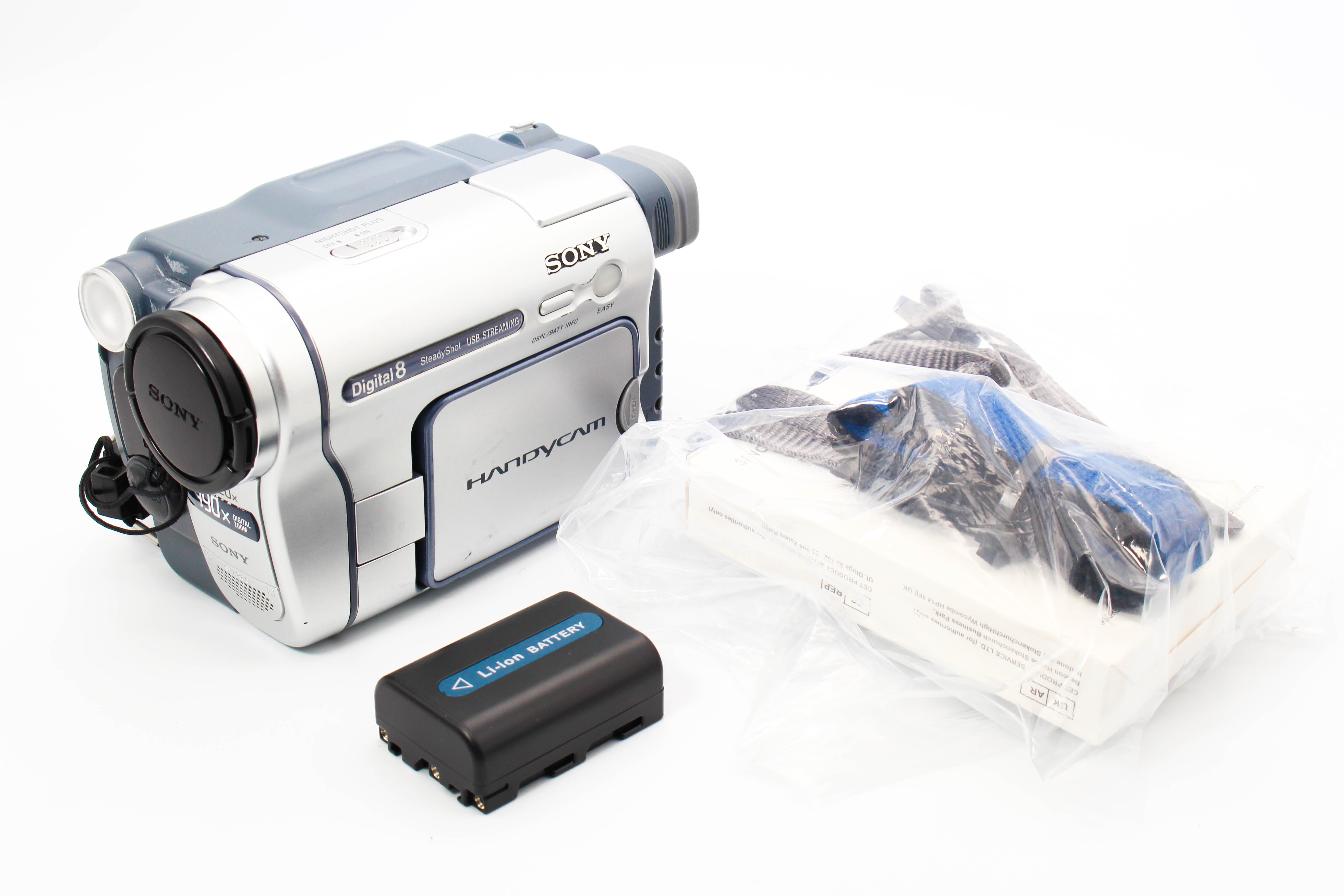 Sony DCR-TRV265E Digital8 Tape Camcorder Digital Video Camera - Tested Bundle Excellent