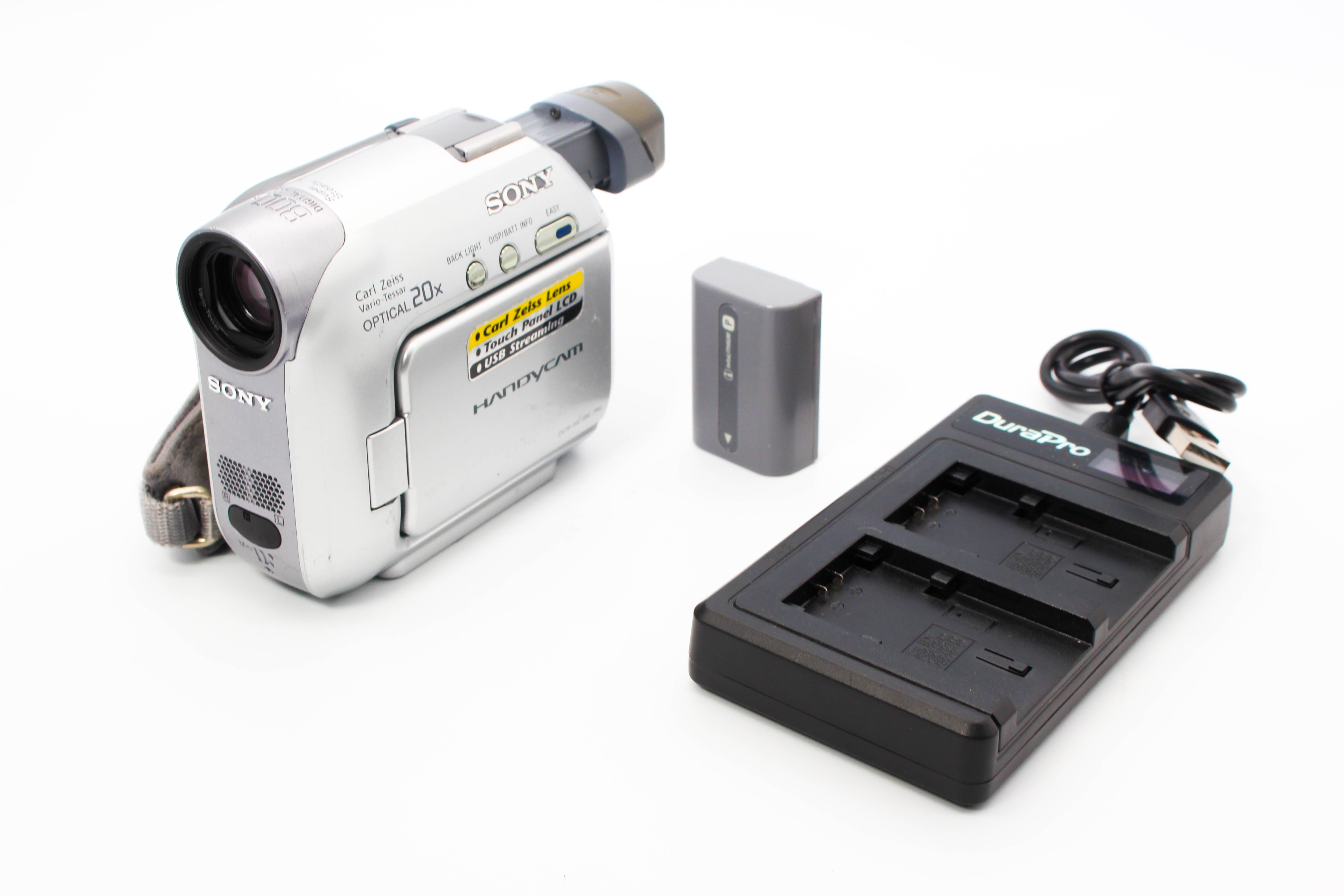 Sony DCR-HC19E MiniDV Handycam Digital Video Camera Camcorder - Tested Bundle Excellent