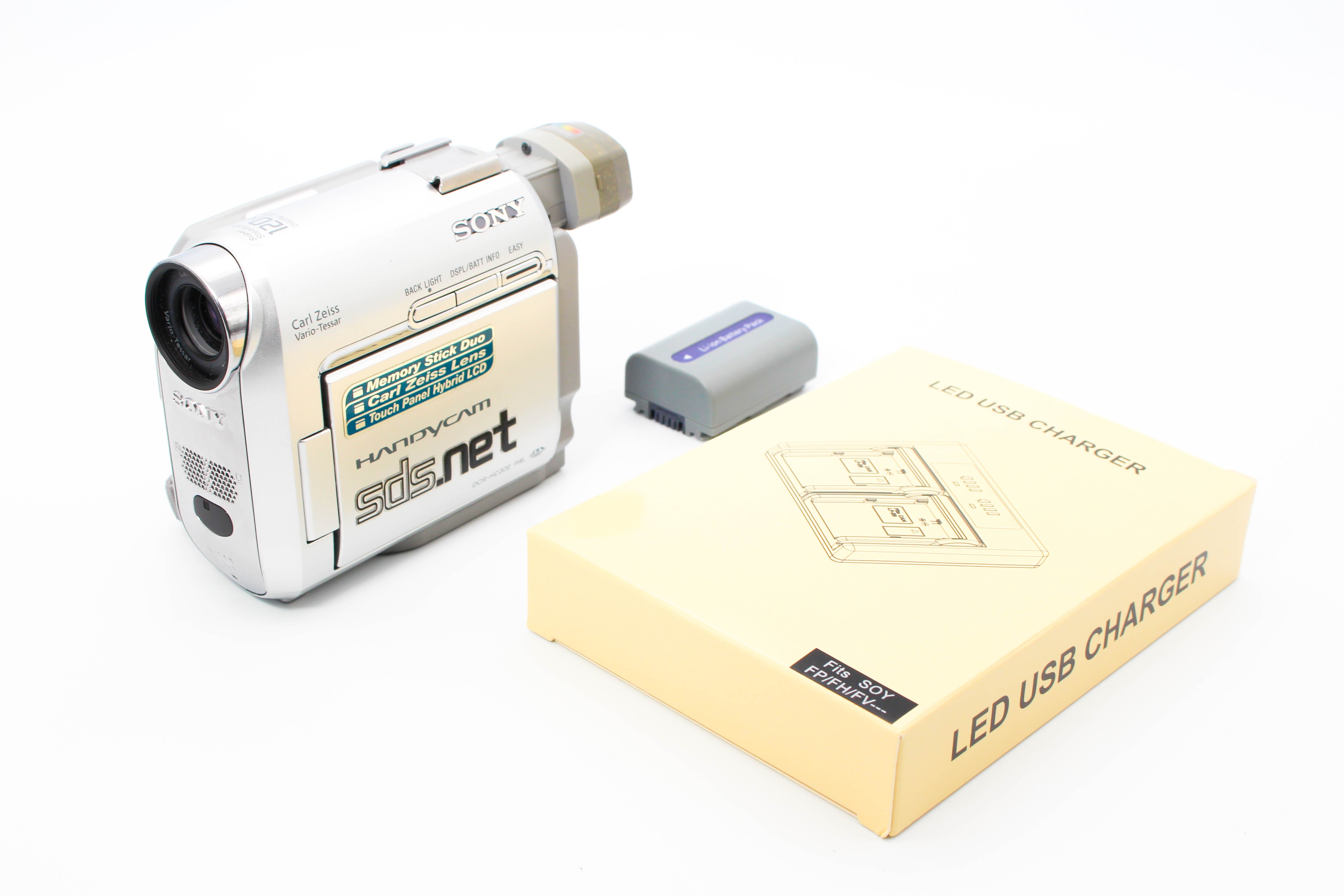 Sony DCR-HC30E MiniDV Handycam Digital Video Camera Camcorder  - Tested Bundle Excellent