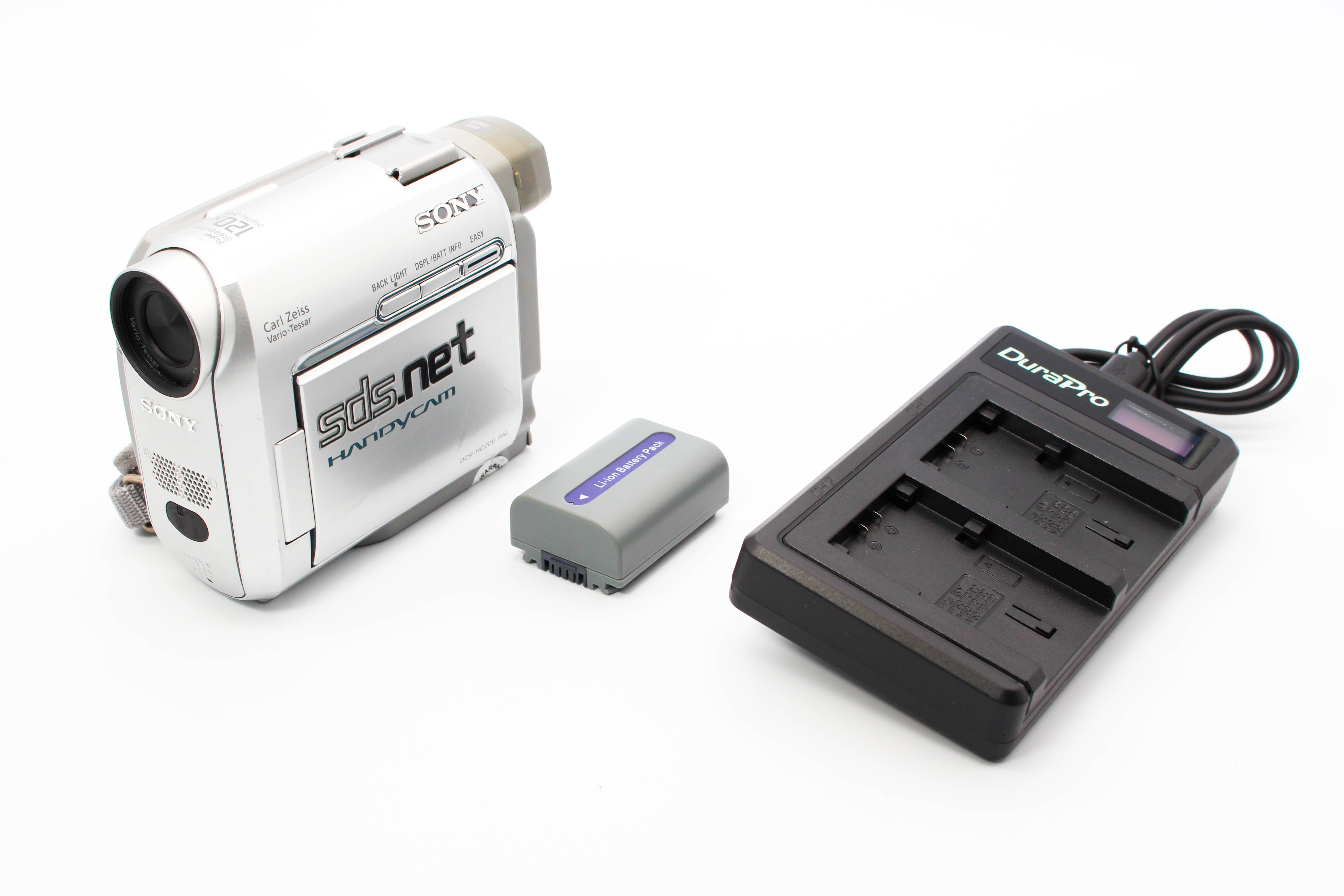 Sony DCR-HC20E MiniDV Handycam Digital Video Camera Camcorder  - Tested Bundle