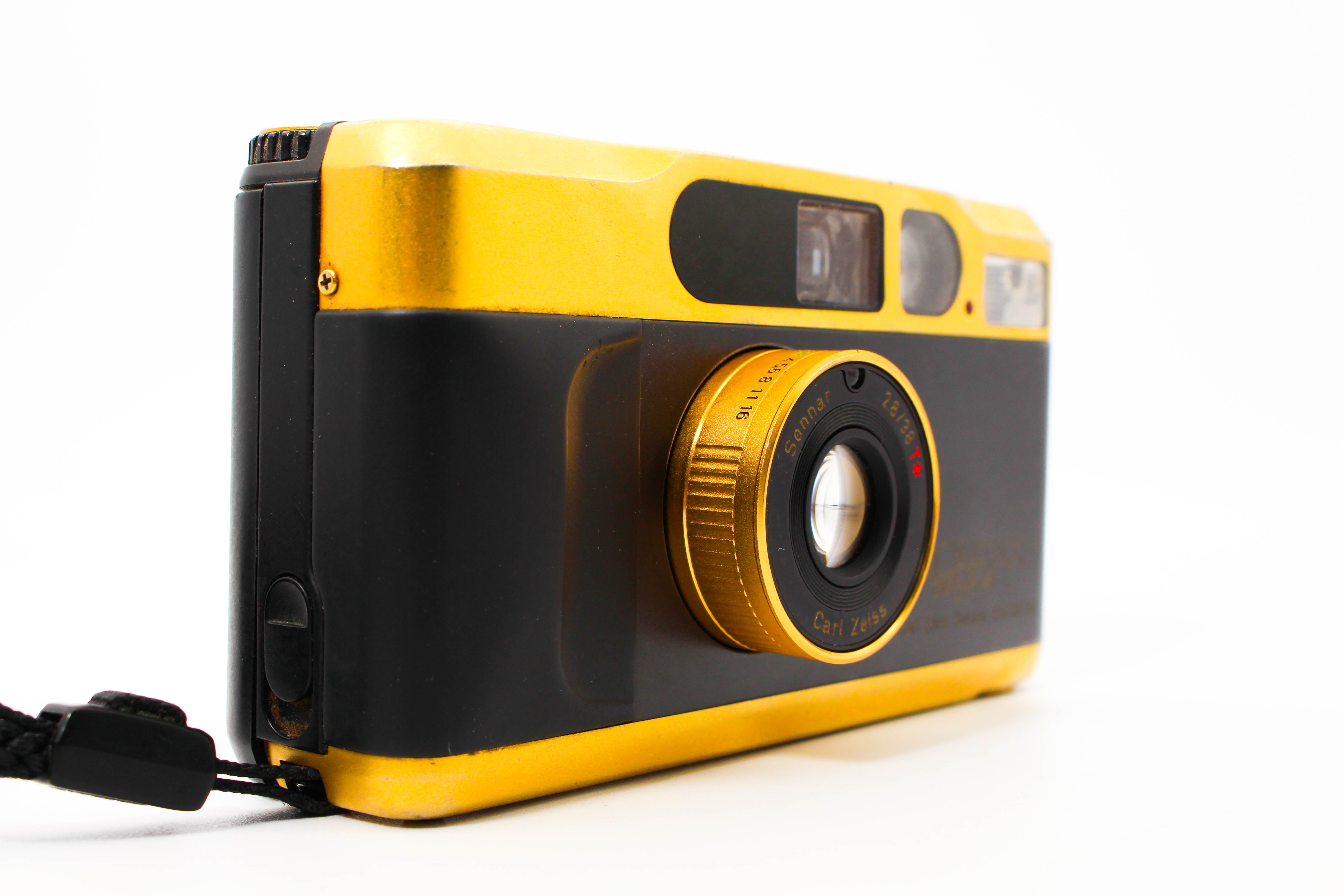 Contax T2 35mm Film Photo Camera Gold 60 Year Anniversary Edition - Film Tested Good