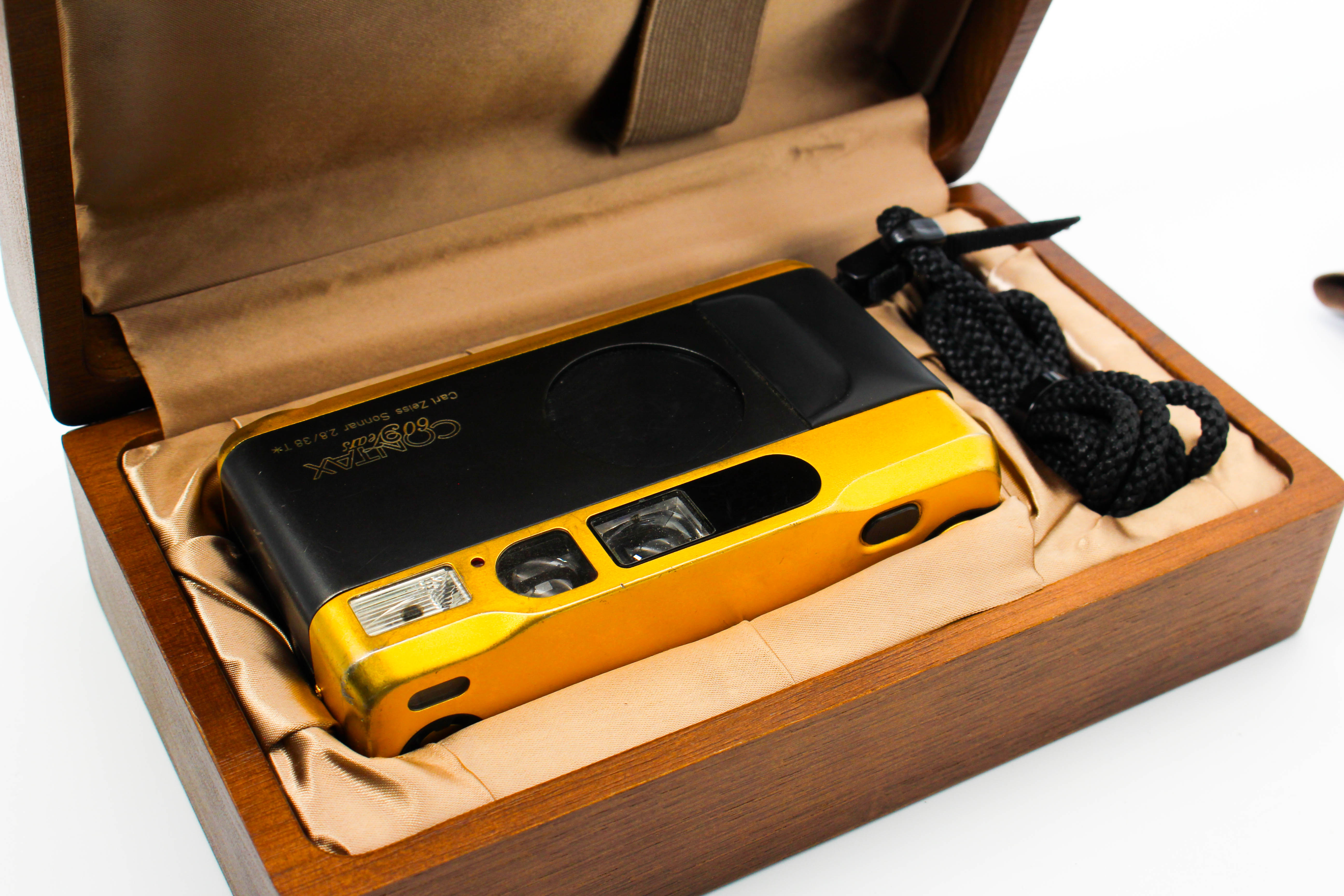 Contax T2 35mm Film Photo Camera Gold 60 Year Anniversary Edition - Film Tested Good