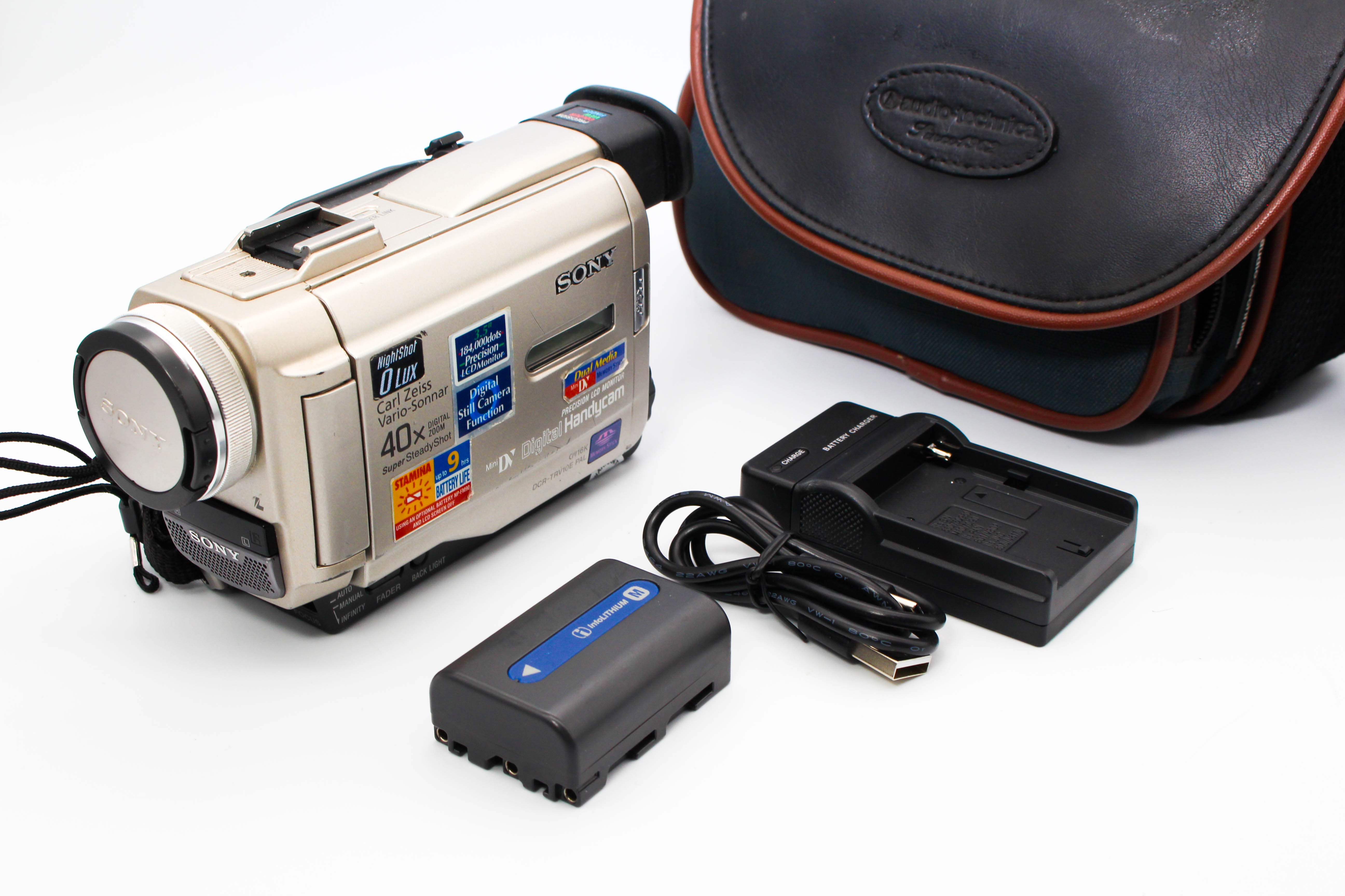 Sony DCR-TRV10E MiniDV Handycam Digital Video Camcorder Camcorder - Tested Bundle Excellent