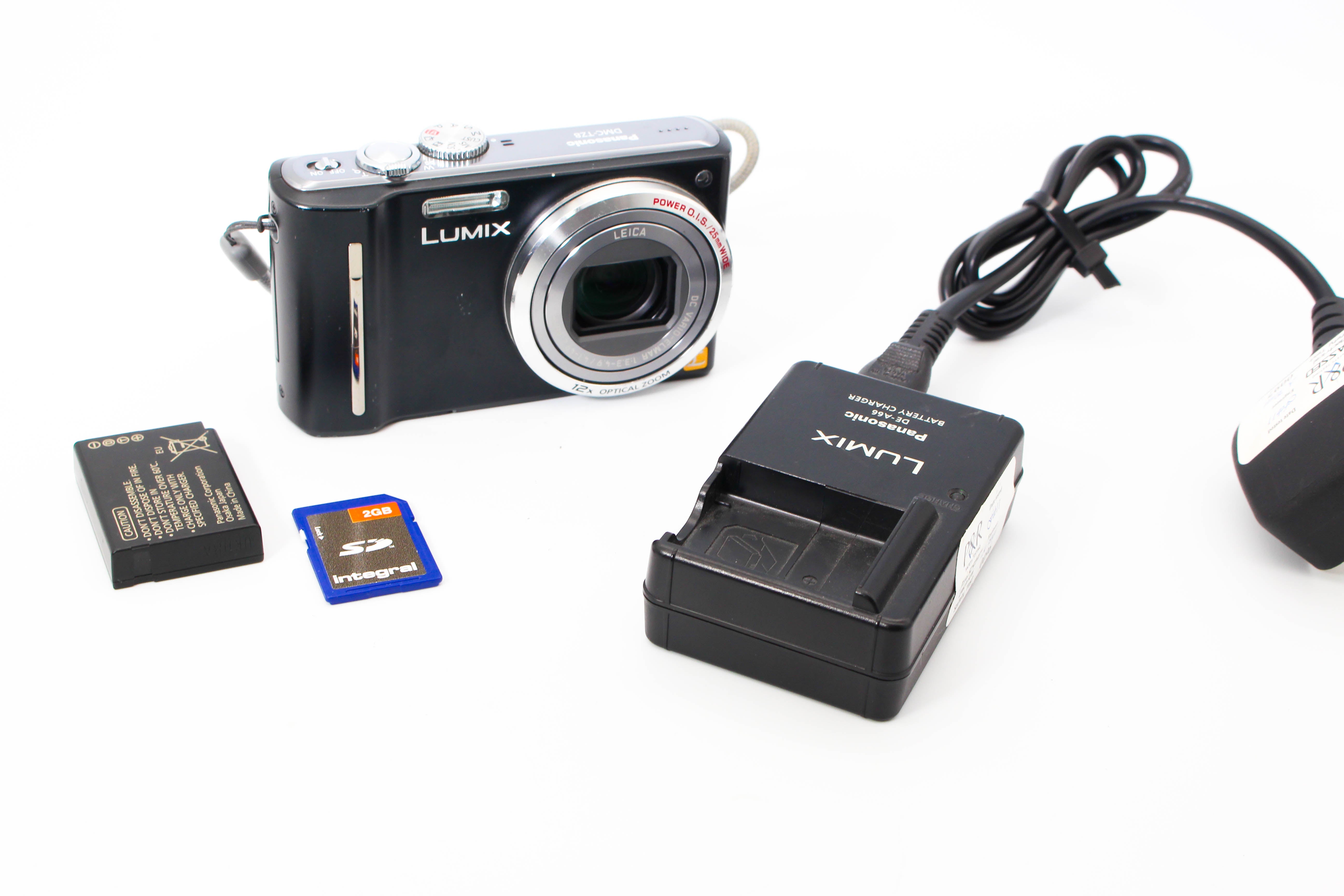 Panasonic Lumix DMC-TZ8 Compact Digital Photo Camera Digicam (Read) - Tested Bundle