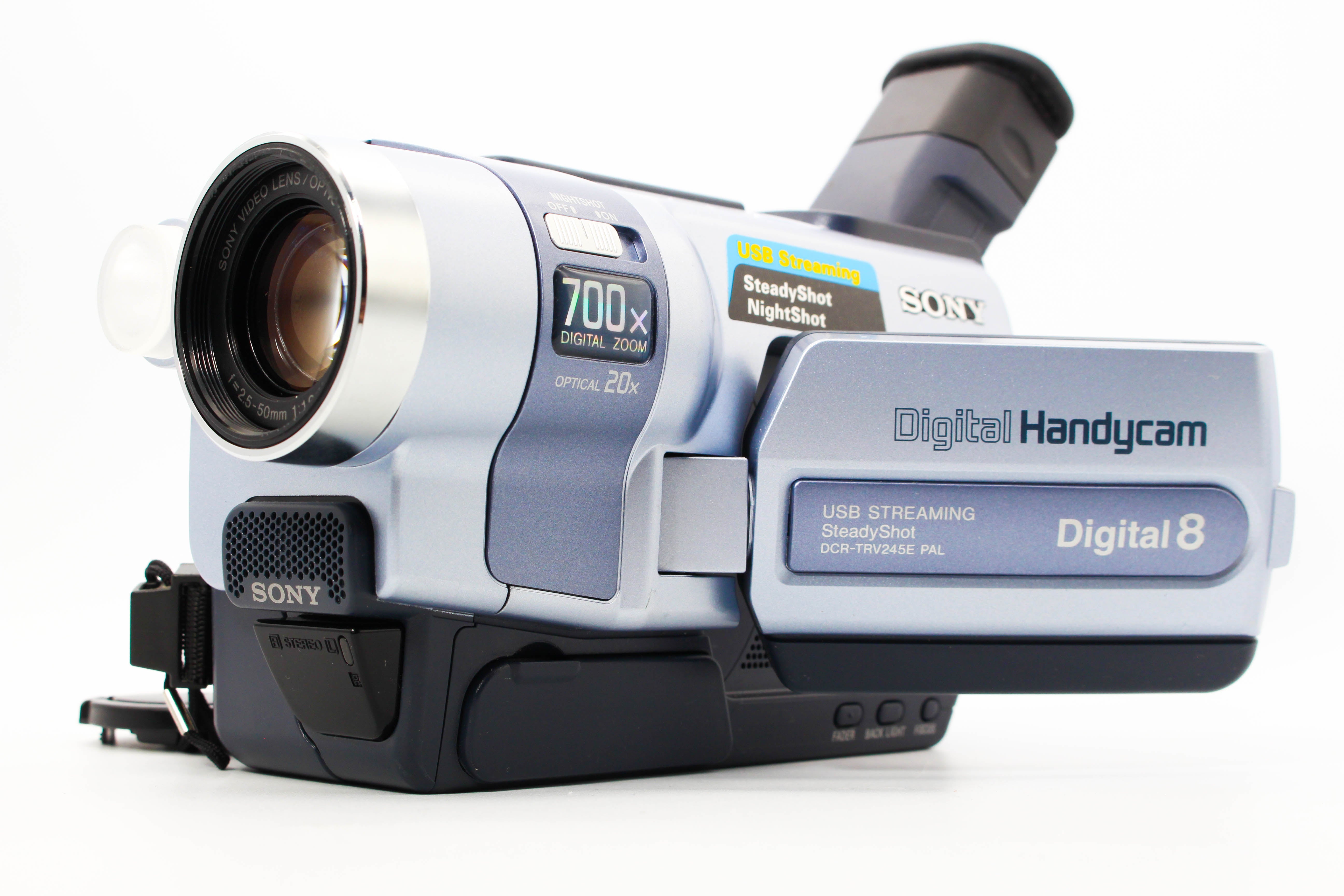 Sony DCR-TRV245E Handycam Digital8 Hi8 Camcorder Digital Video Camera - Tested Bundle Excellent