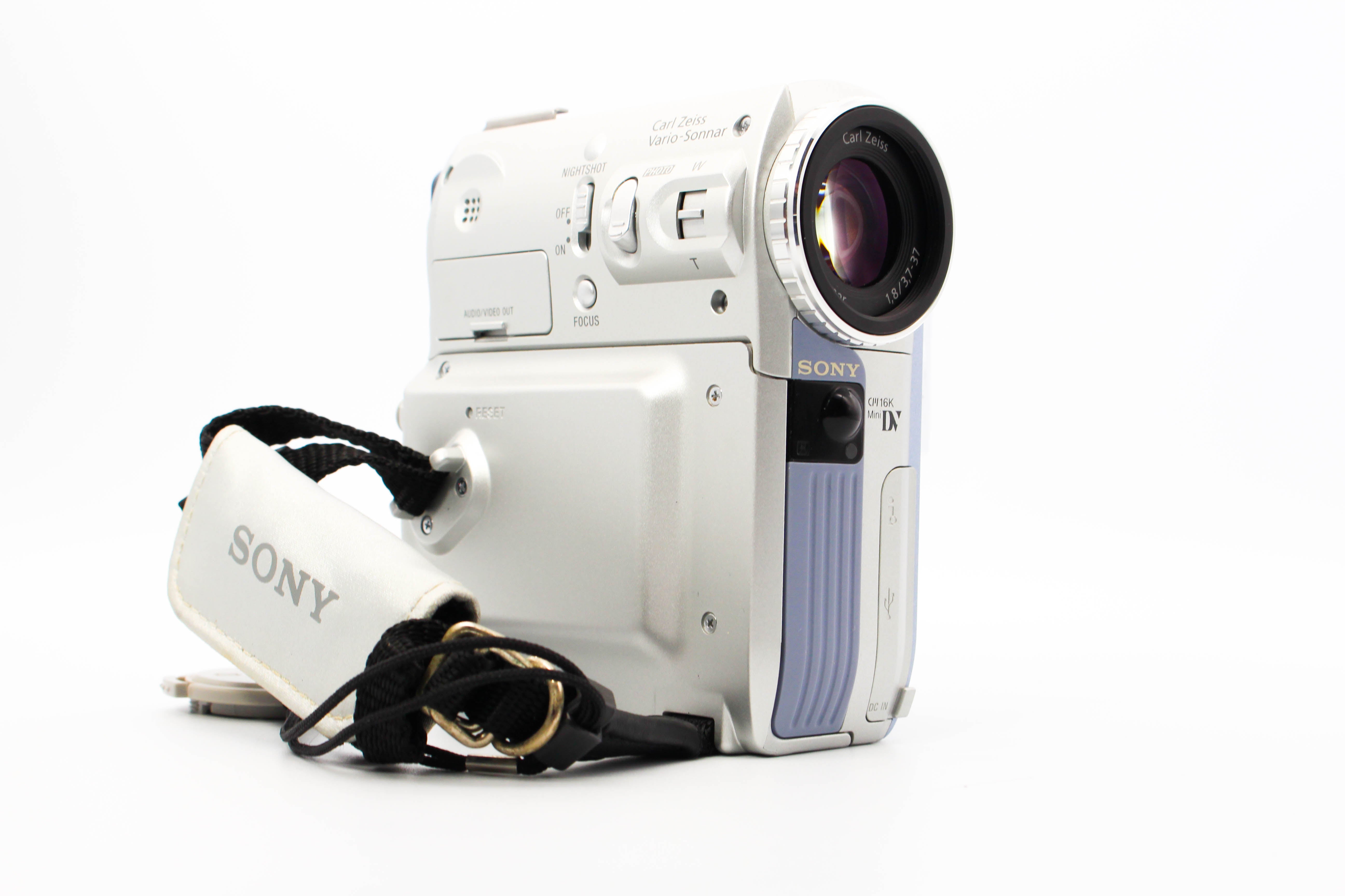 Sony DCR-PC103E MiniDV Handycam Tape Digital Video Camera Camcorder - Tested Bundle Excellent