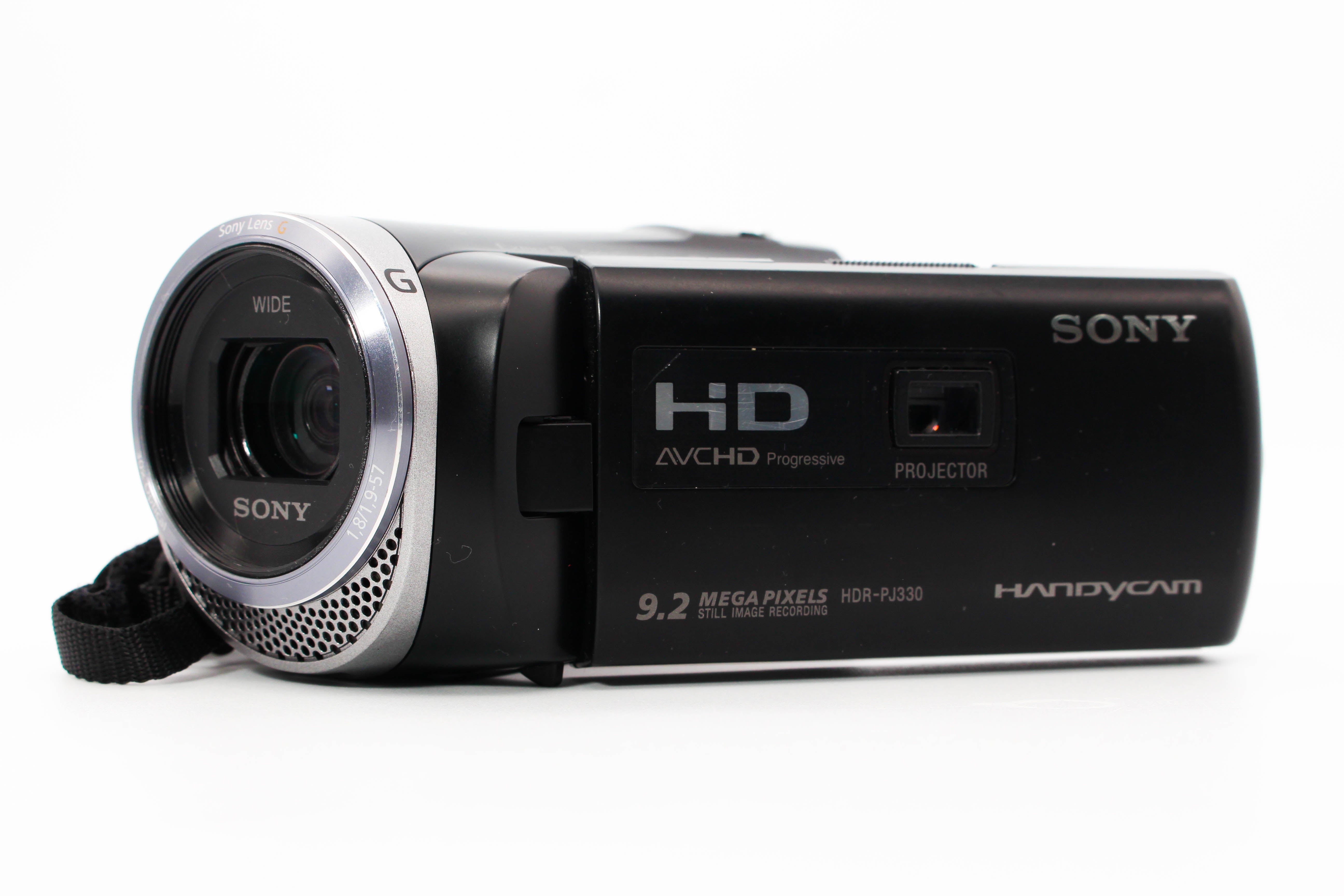 Sony HDR-PJ330E HD Digital Video Camera Camcorder - Tested Bundle Excellent