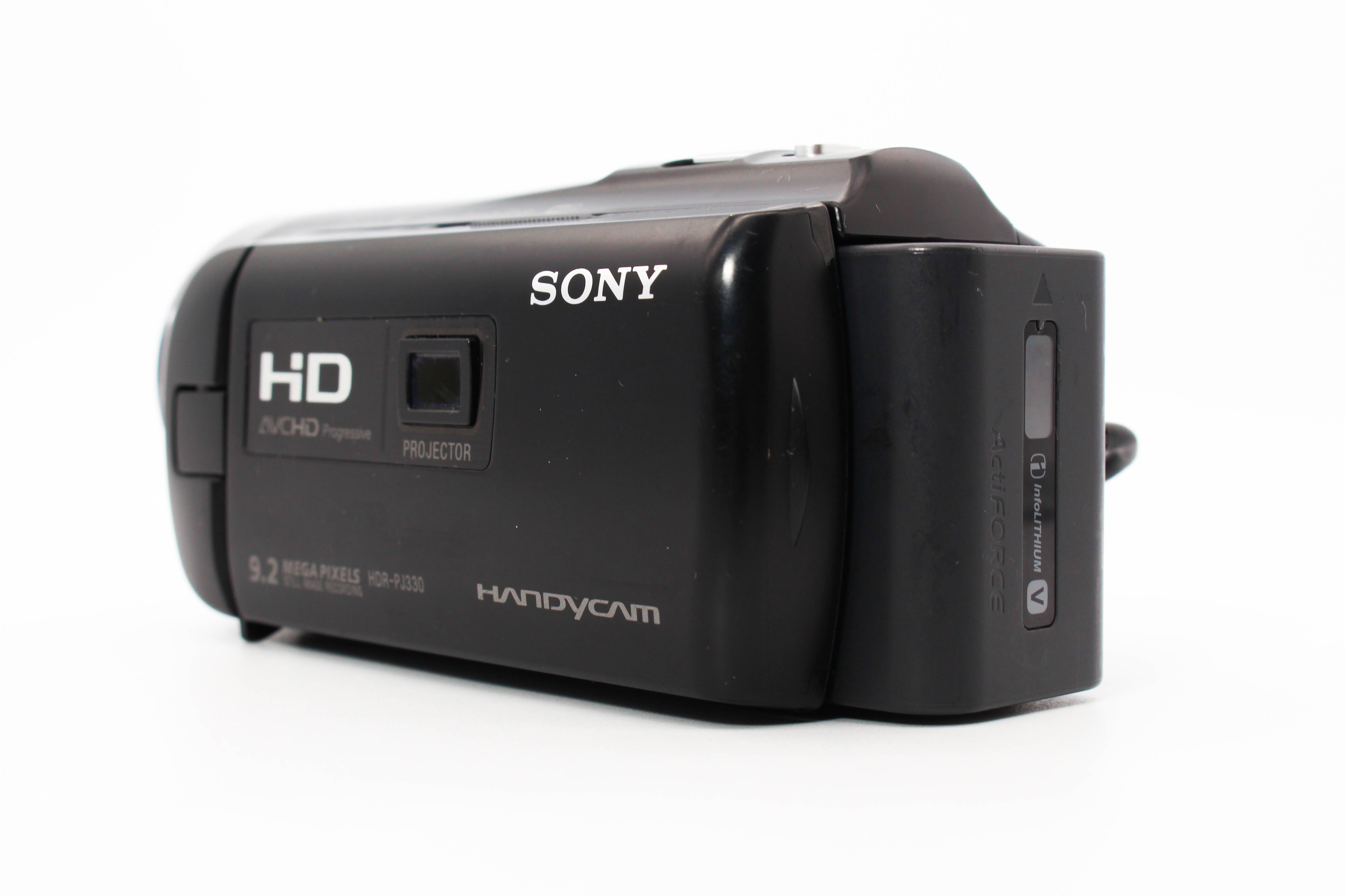 Sony HDR-PJ330E HD Digital Video Camera Camcorder - Tested Bundle Excellent