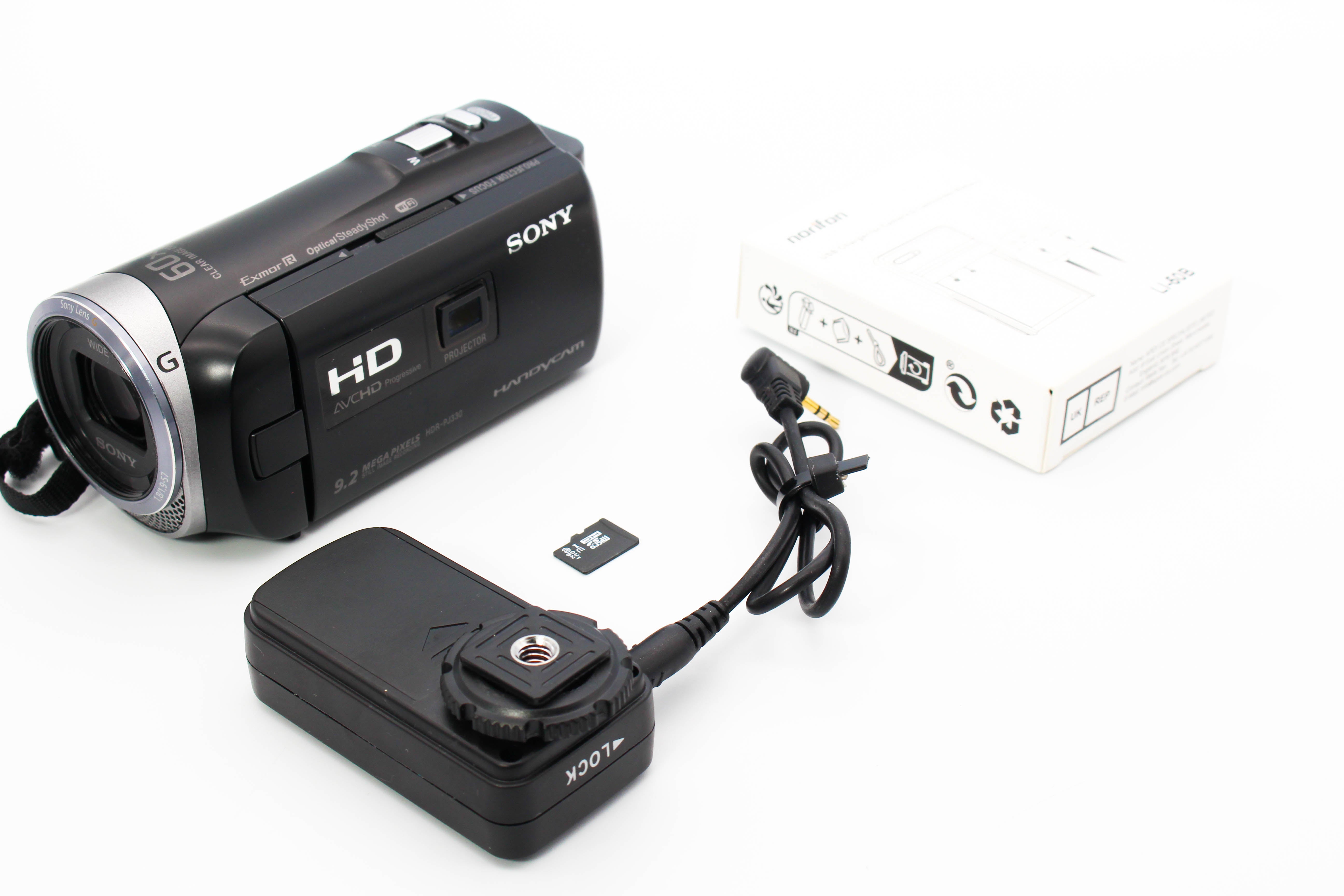 Sony HDR-PJ330E HD Digital Video Camera Camcorder - Tested Bundle Excellent