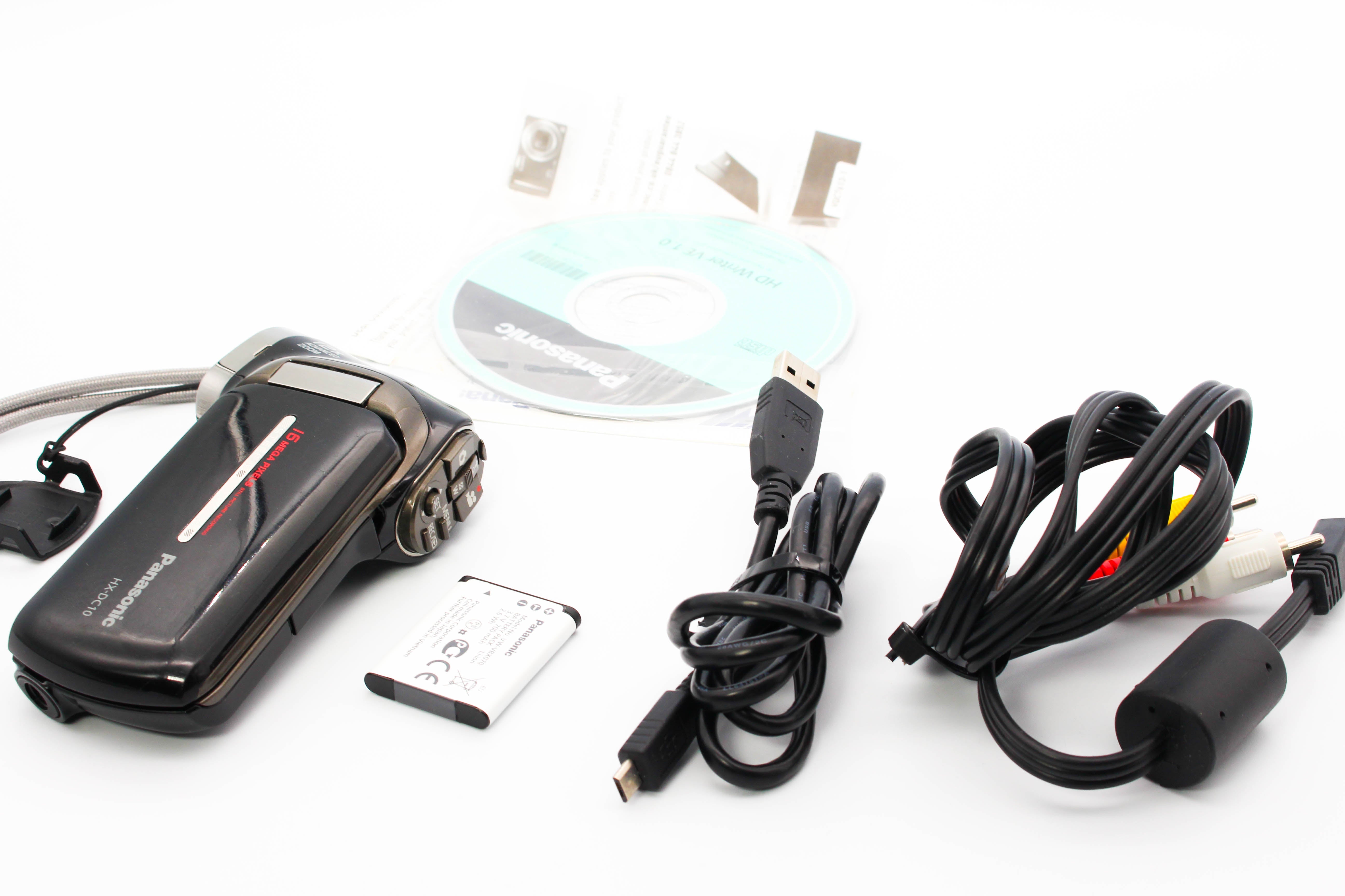 Panasonic HX-DC10 HD Digital Video Retro Camera Camcorder - Tested Bundle Excellent