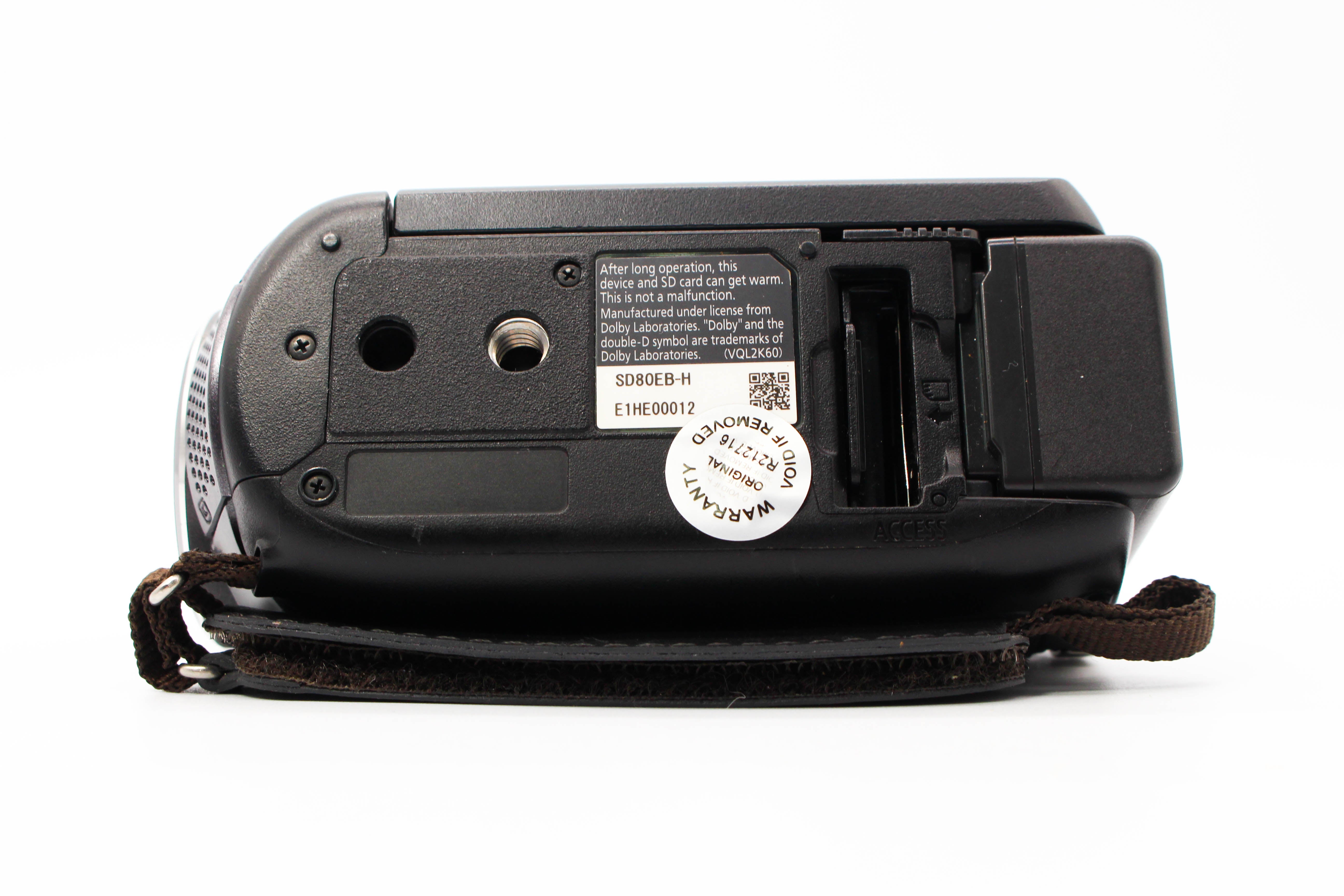 Panasonic HDC-SD80 HD Digital Video Camera Camcorder - Tested Bundle Good