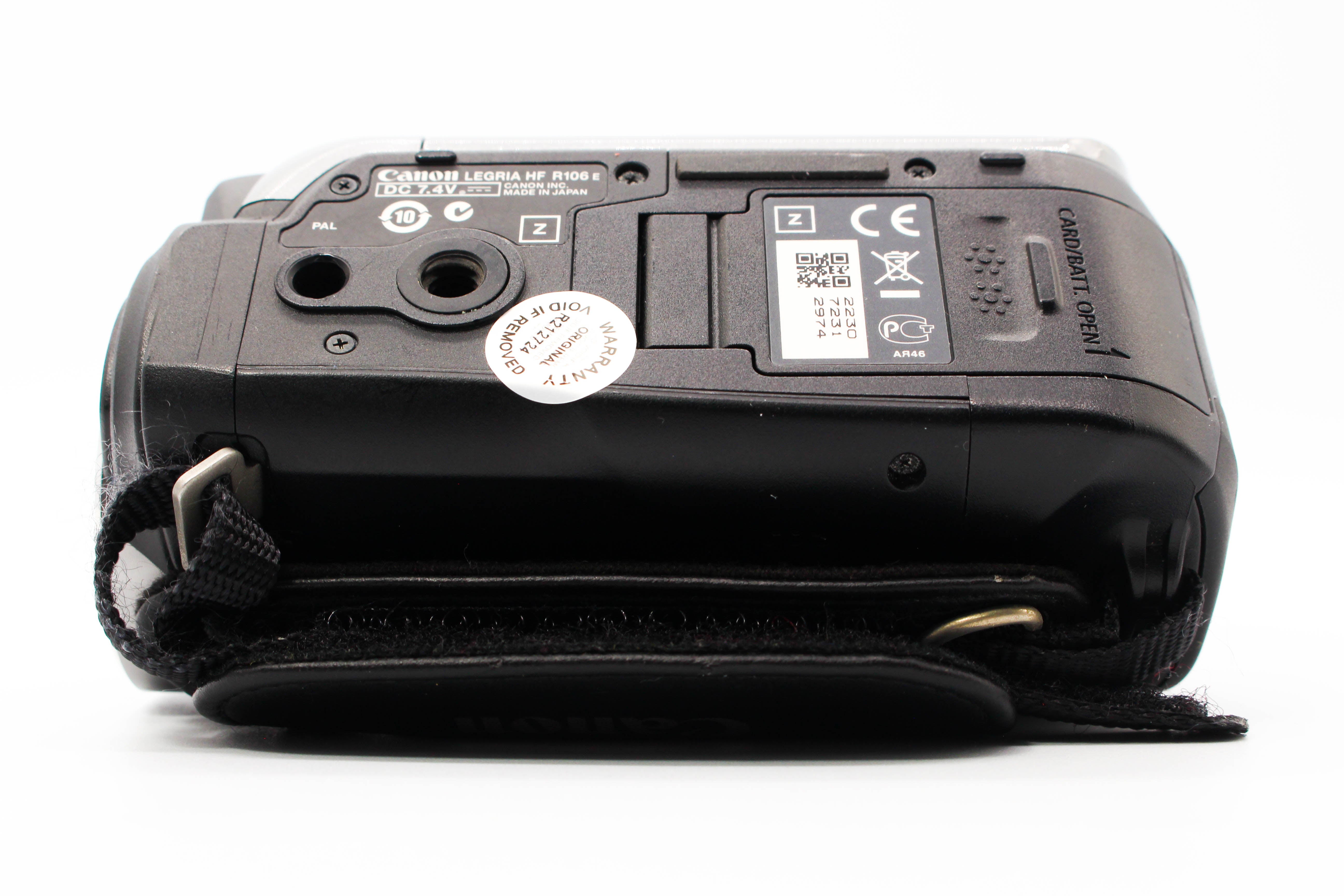 Canon Legria HF R106 HD Digital Video Camera Camcorder - Tested Bundle Excellent