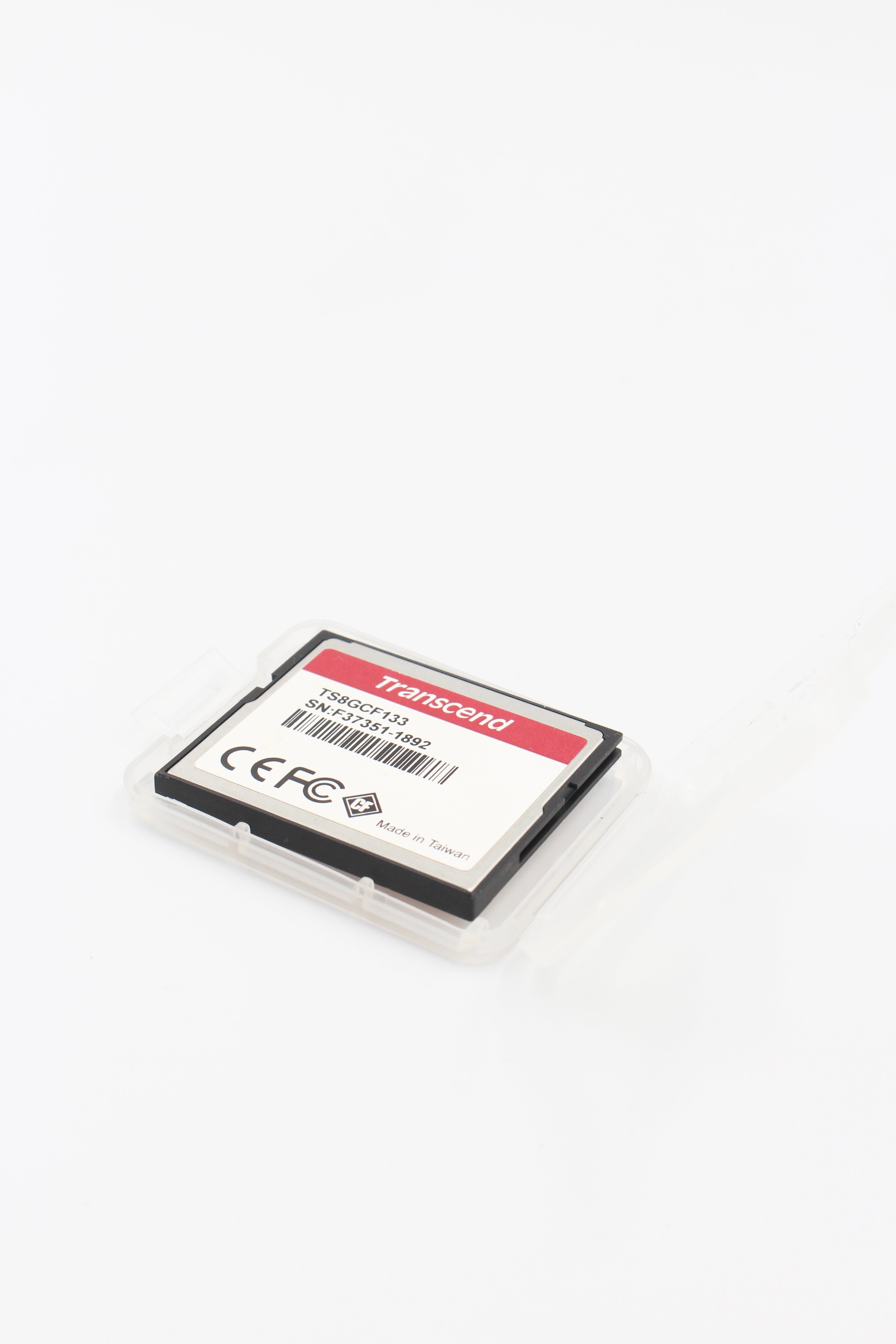 Transcend 133x Compact Flash 8GB CF Memory Card